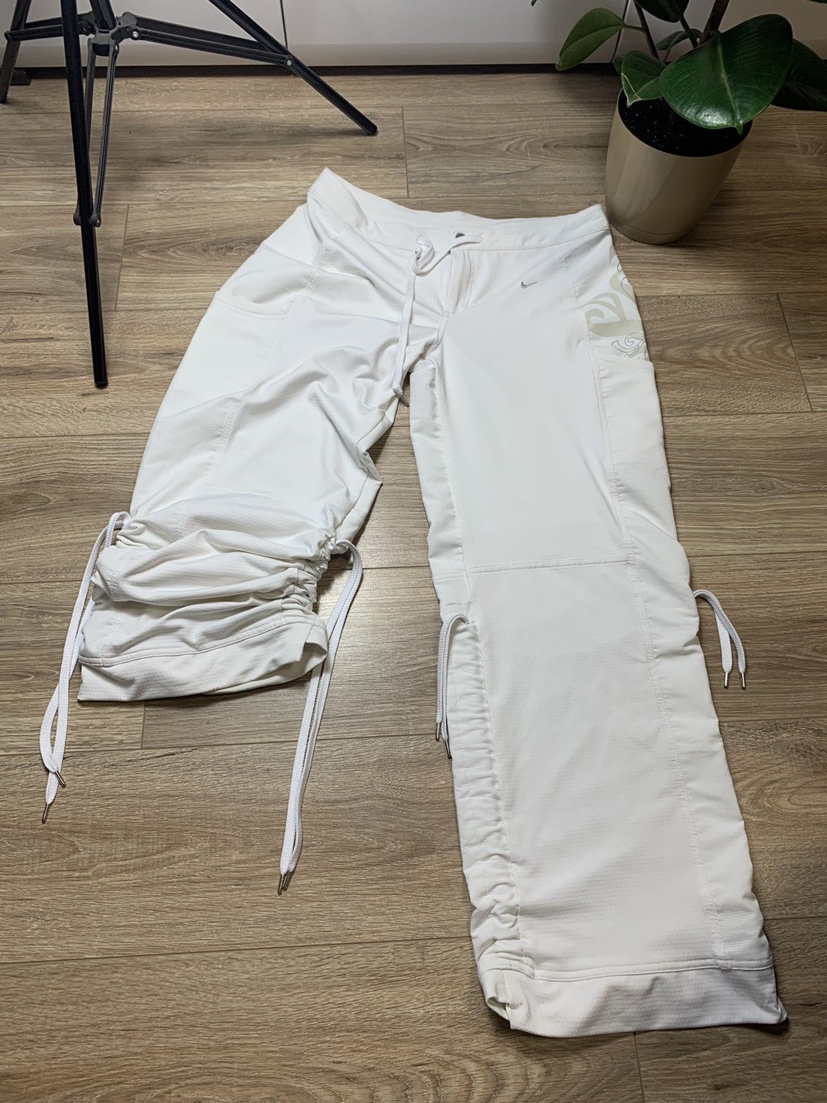 Nike × Vintage Vintage Nike Drill y2k Pants Bondage Size 34" / US 12 / IT 48 - 3 Thumbnail