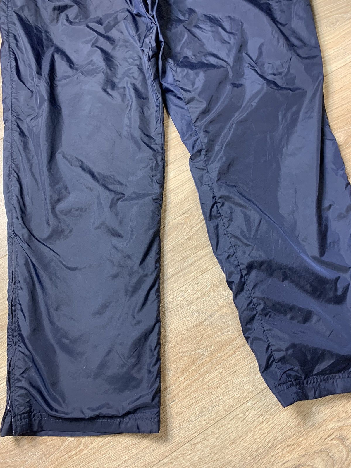 Adidas × Vintage Vintage Y2K Navy Blue Adidas Nylon Trackpants Size US 36 / EU 52 - 3 Thumbnail