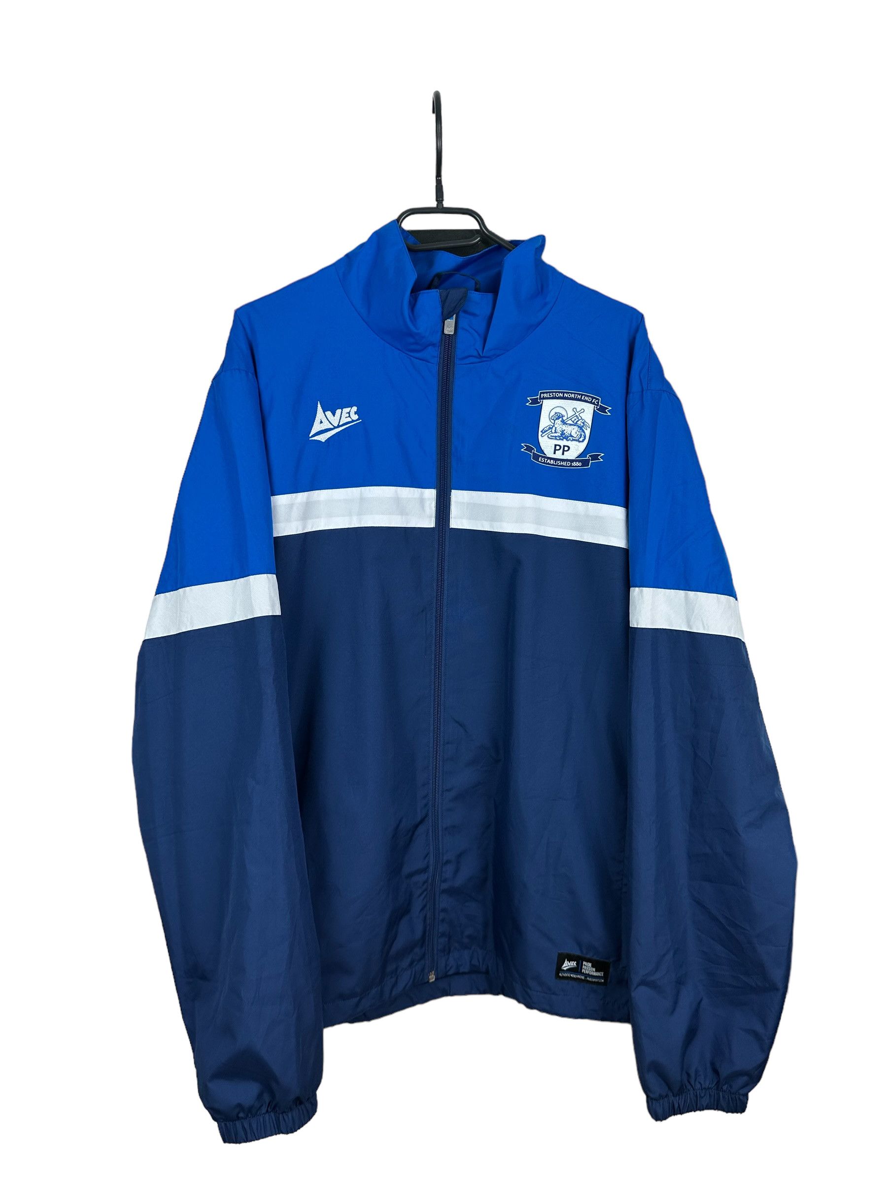 Vintage Preston North End FC Football Jacket Track Top Avec Y2K Size US XL / EU 56 / 4 - 1 Thumbnail