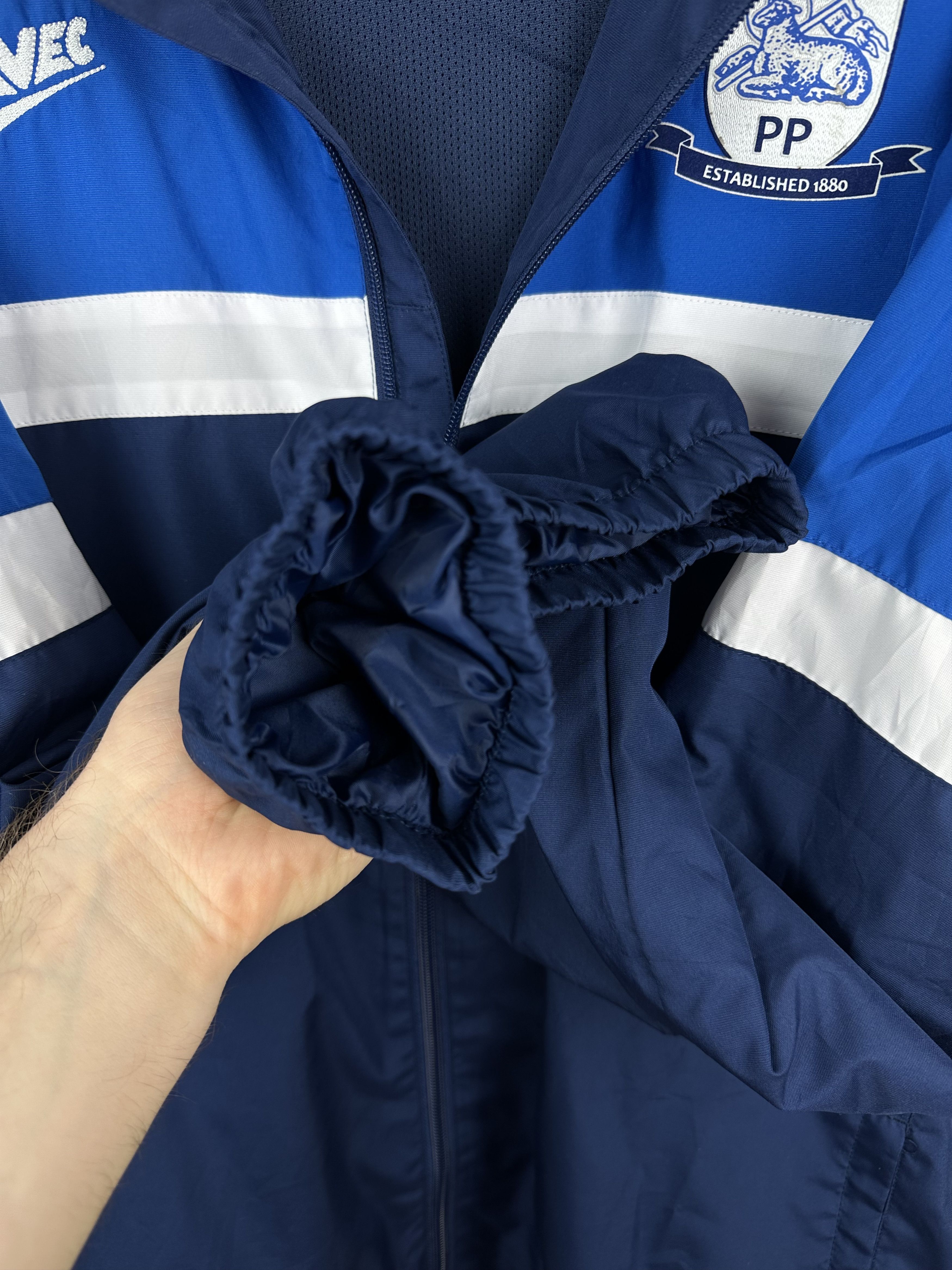 Vintage Preston North End FC Football Jacket Track Top Avec Y2K Size US XL / EU 56 / 4 - 7 Thumbnail