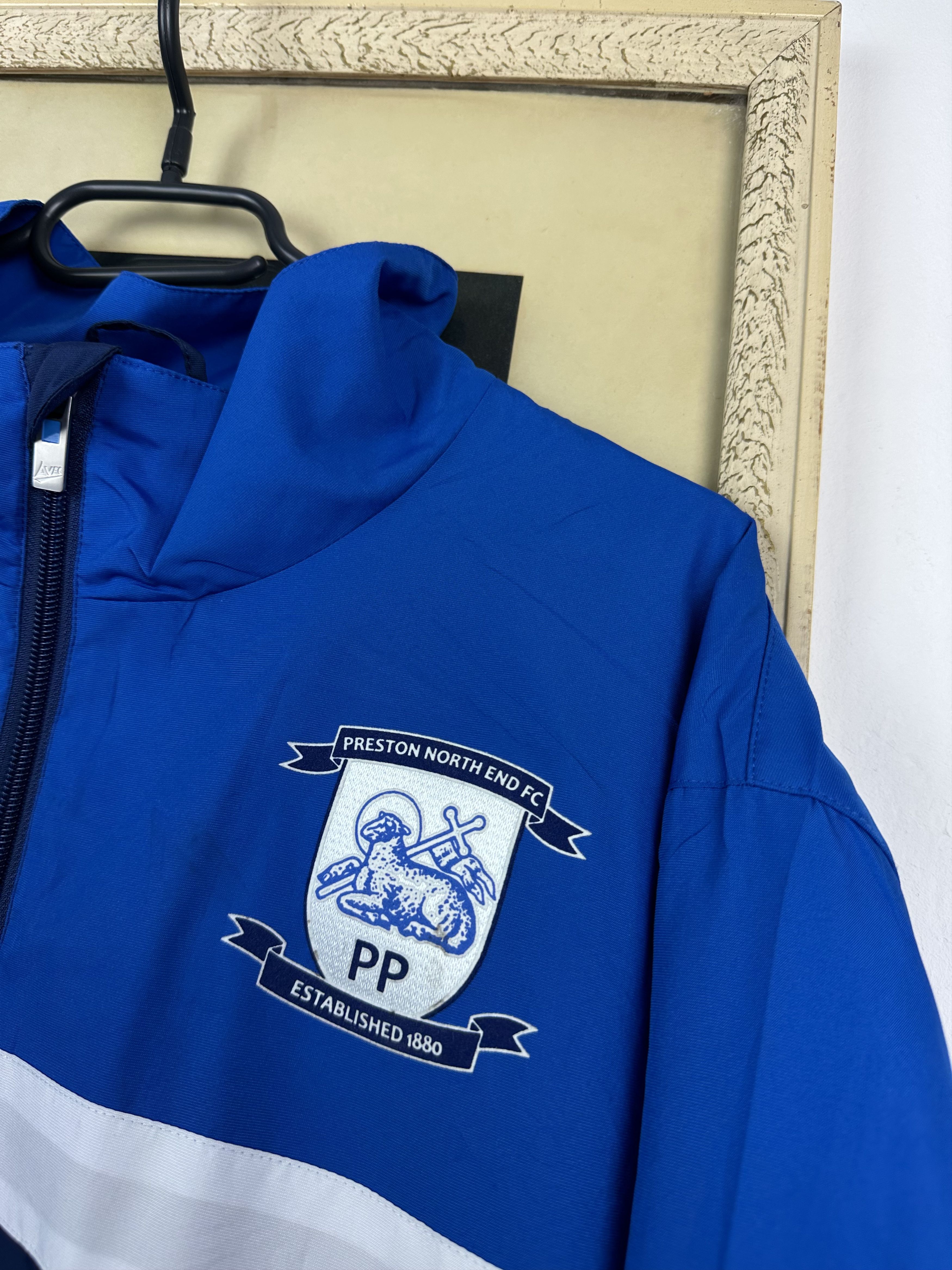Vintage Preston North End FC Football Jacket Track Top Avec Y2K Size US XL / EU 56 / 4 - 3 Thumbnail