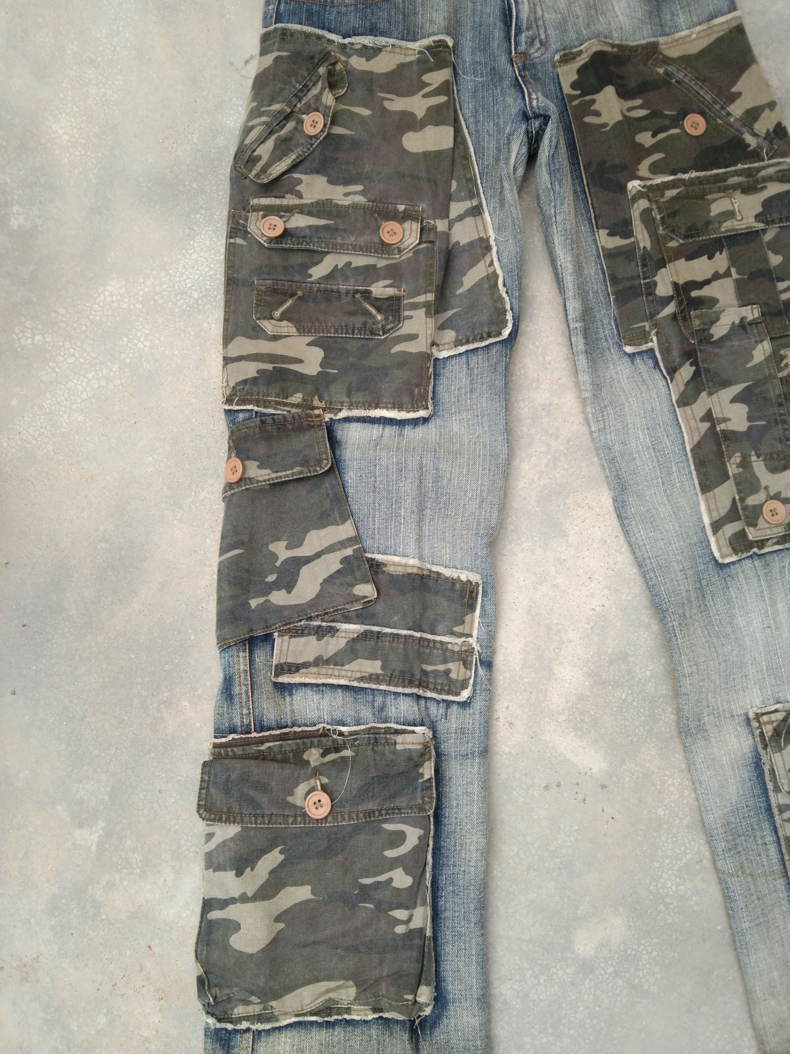 Jean Vintage H-Boy Designed In Italy Bondage Tactical Denim 28x34 Size US 28 / EU 44 - 4 Thumbnail