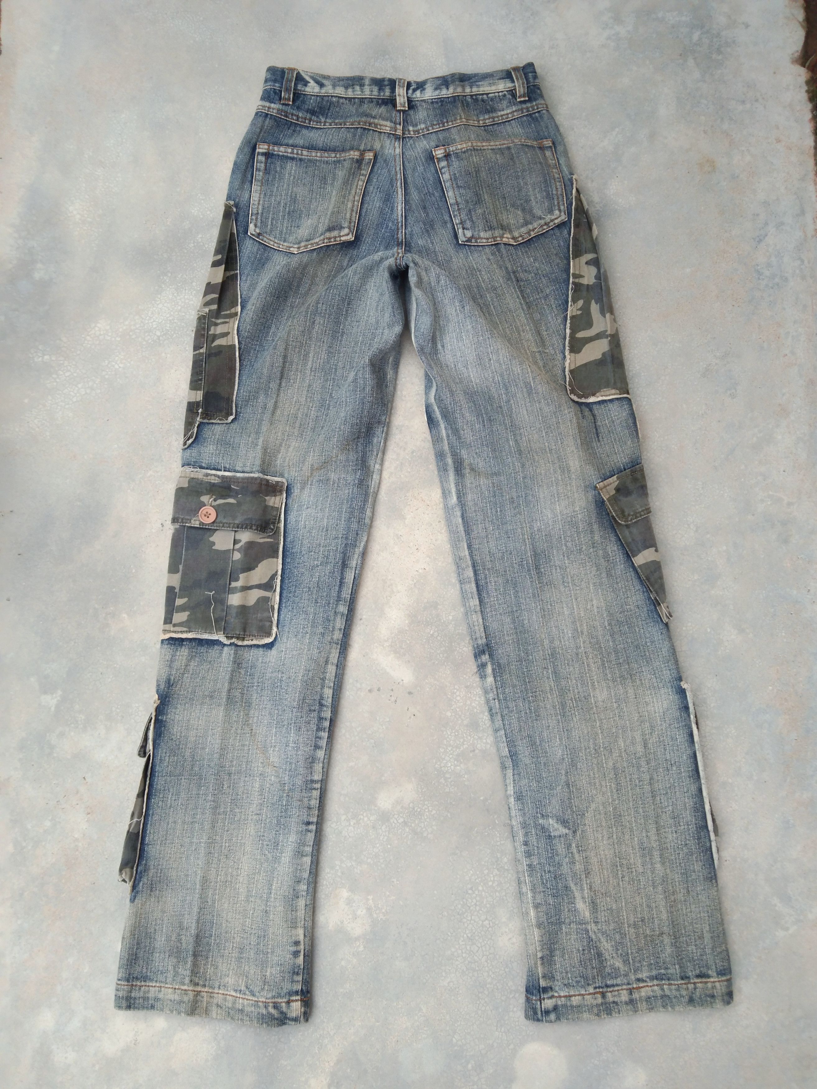 Jean Vintage H-Boy Designed In Italy Bondage Tactical Denim 28x34 Size US 28 / EU 44 - 2 Thumbnail