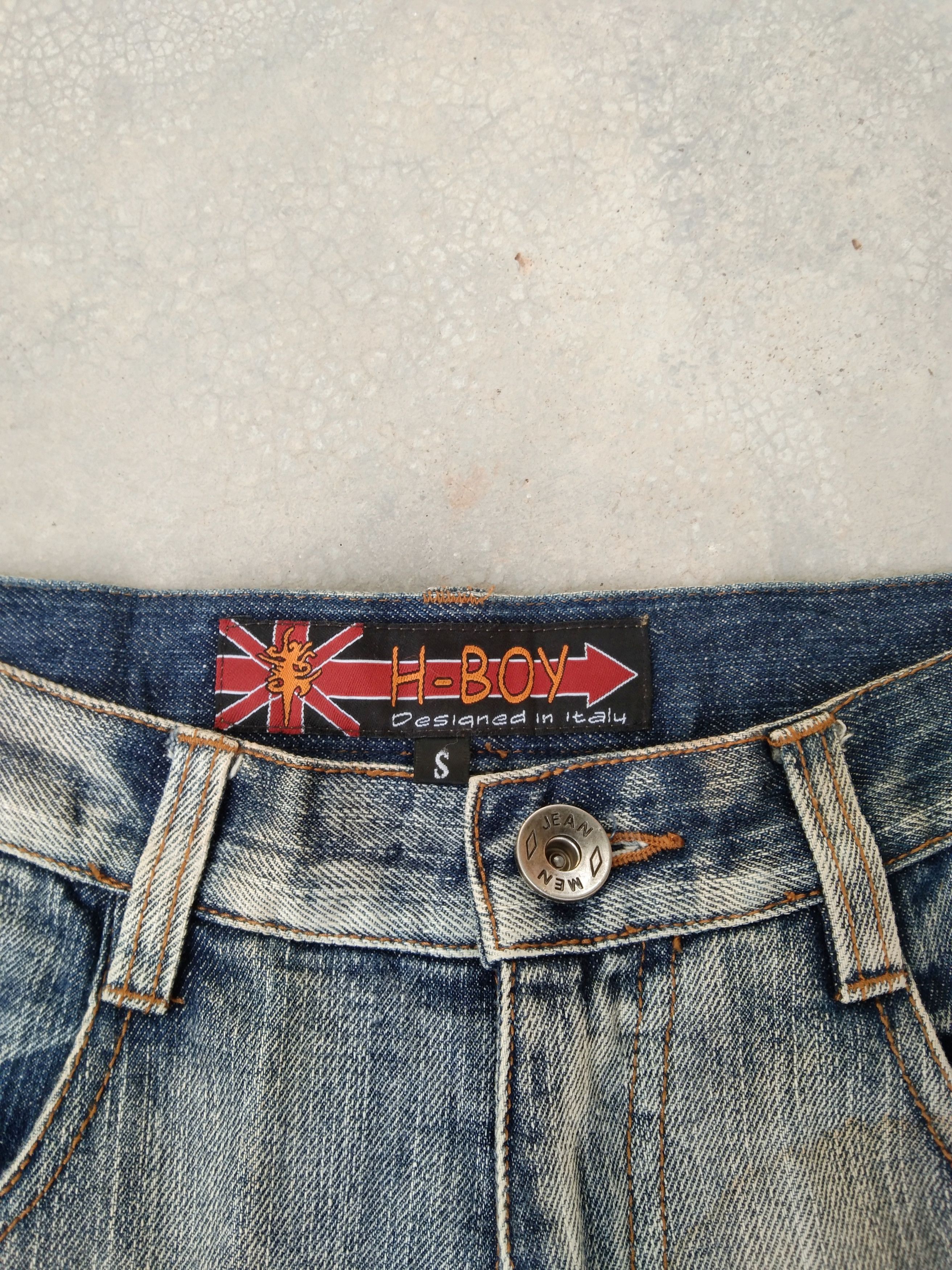 Jean Vintage H-Boy Designed In Italy Bondage Tactical Denim 28x34 Size US 28 / EU 44 - 6 Thumbnail