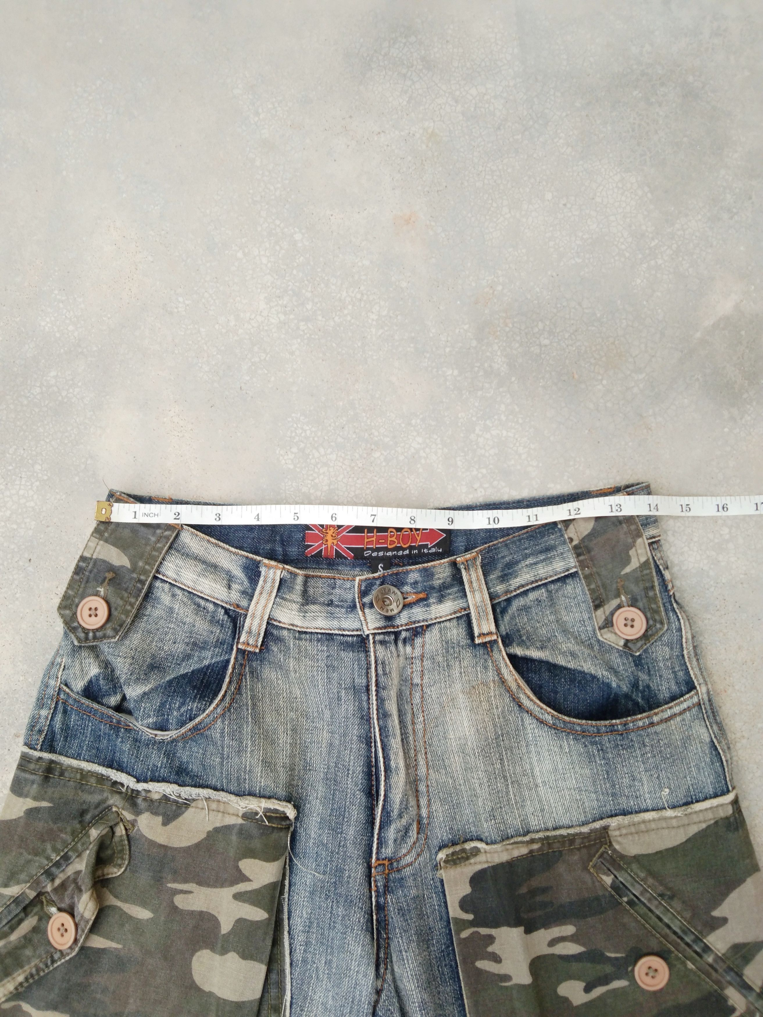 Jean Vintage H-Boy Designed In Italy Bondage Tactical Denim 28x34 Size US 28 / EU 44 - 7 Thumbnail