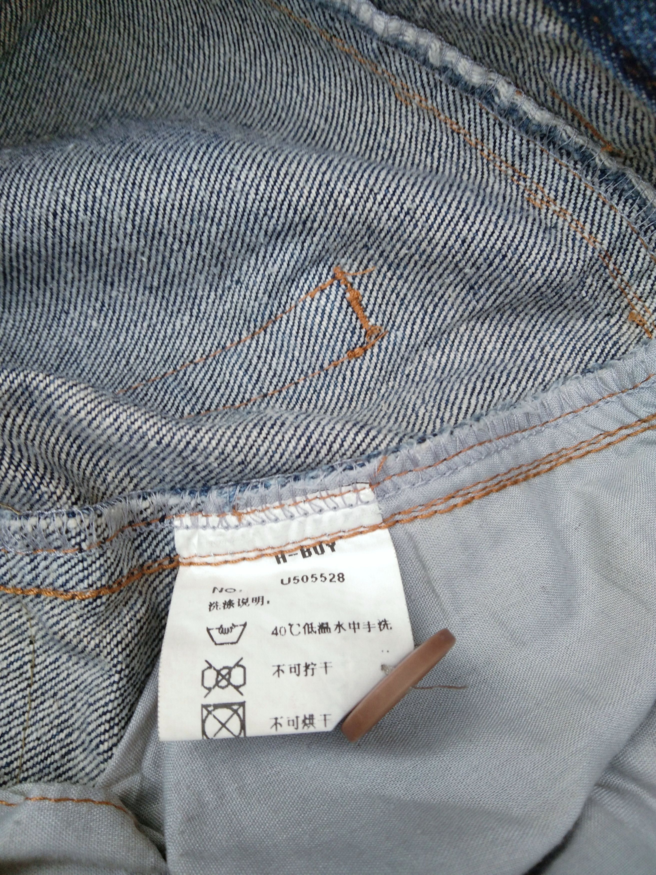 Jean Vintage H-Boy Designed In Italy Bondage Tactical Denim 28x34 Size US 28 / EU 44 - 8 Thumbnail