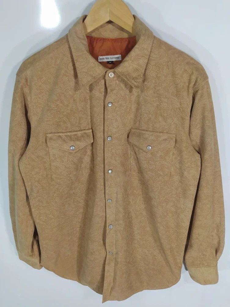 Japanese Brand × Vintage Vintage 0888 Tess Full Over Paisley Shirt Snap Button Size US M / EU 48-50 / 2 - 2 Thumbnail