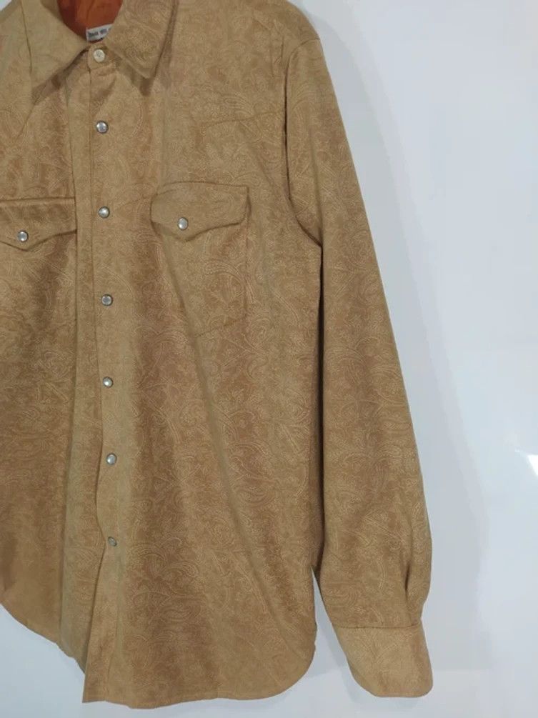Japanese Brand × Vintage Vintage 0888 Tess Full Over Paisley Shirt Snap Button Size US M / EU 48-50 / 2 - 5 Thumbnail