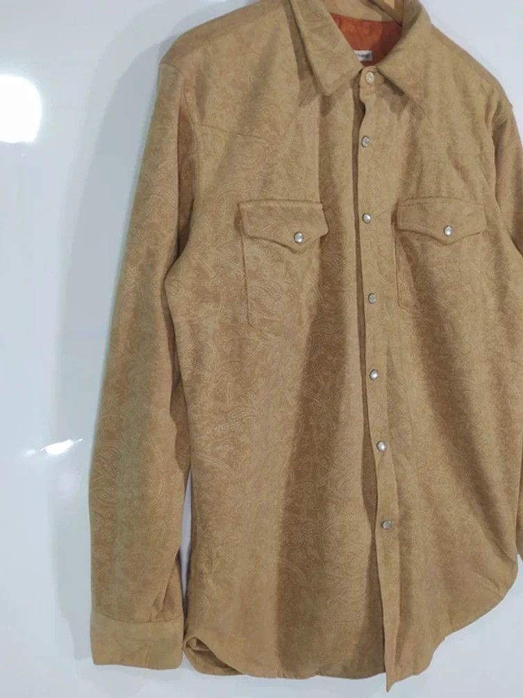 Japanese Brand × Vintage Vintage 0888 Tess Full Over Paisley Shirt Snap Button Size US M / EU 48-50 / 2 - 4 Thumbnail