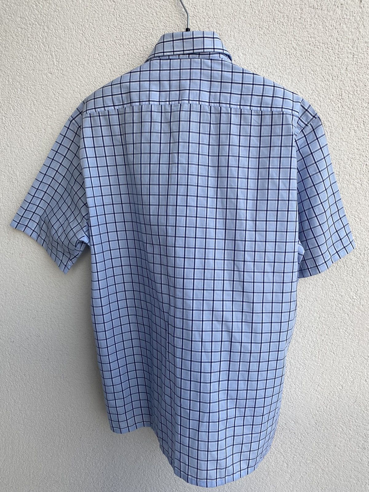 Yves Saint Laurent Summer YSL Shirt Logo Plaid Size US L / EU 52-54 / 3 - 9 Thumbnail