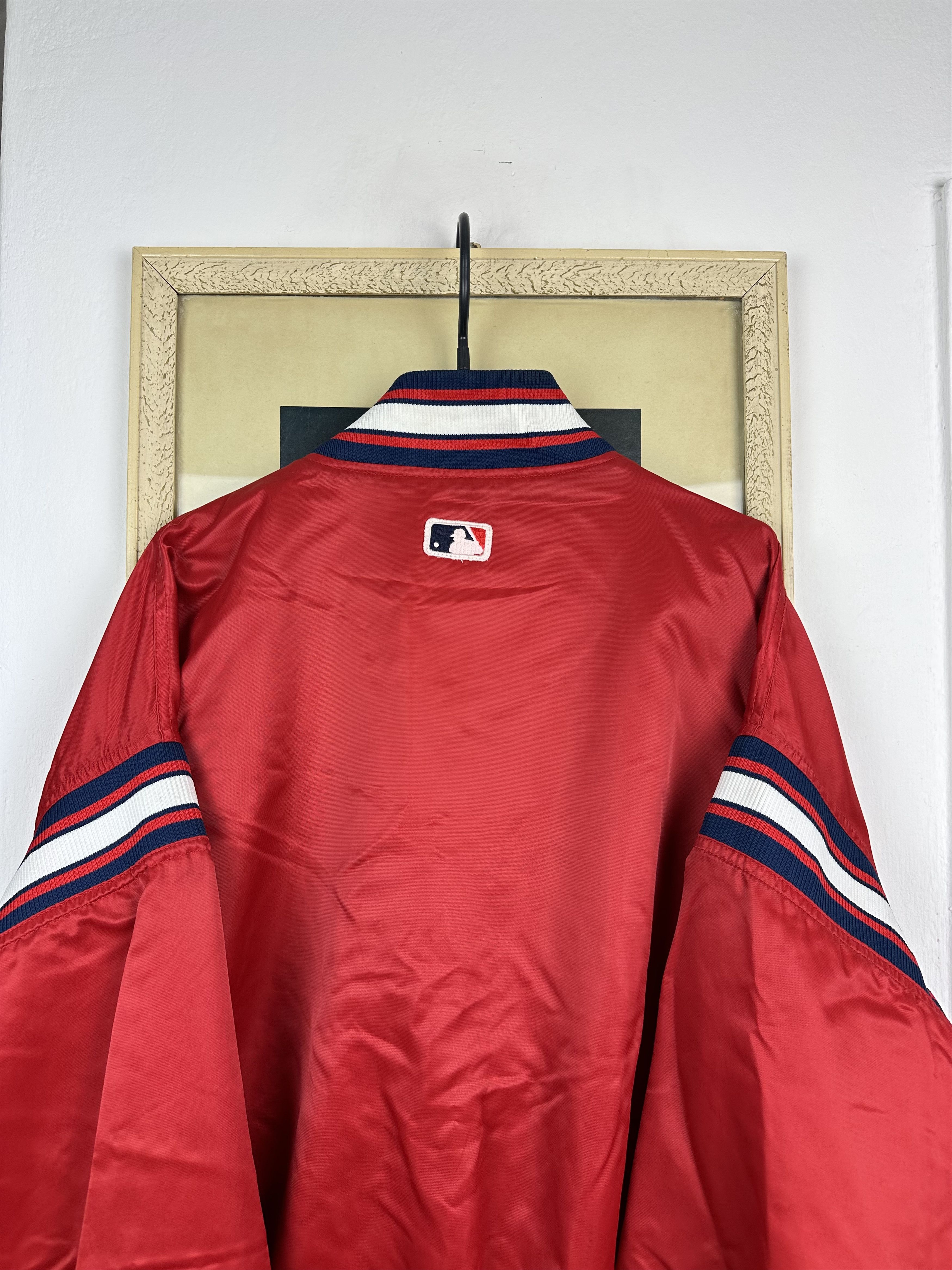 MLB × Starter × Vintage Vintage MLB Cleveland Indians Starter Satin Jacket Diamond Size US L / EU 52-54 / 3 - 15 Thumbnail