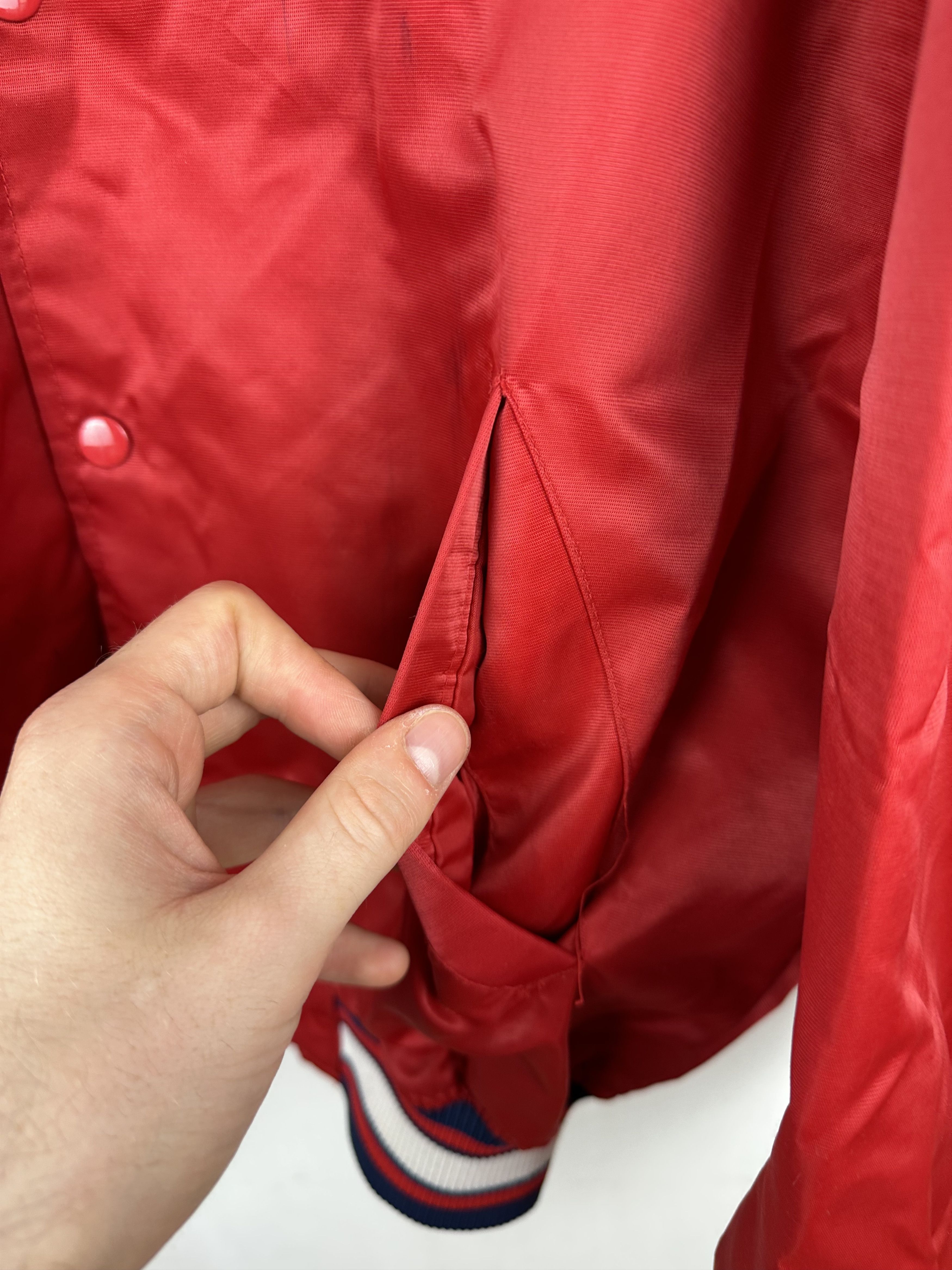 MLB × Starter × Vintage Vintage MLB Cleveland Indians Starter Satin Jacket Diamond Size US L / EU 52-54 / 3 - 5 Thumbnail