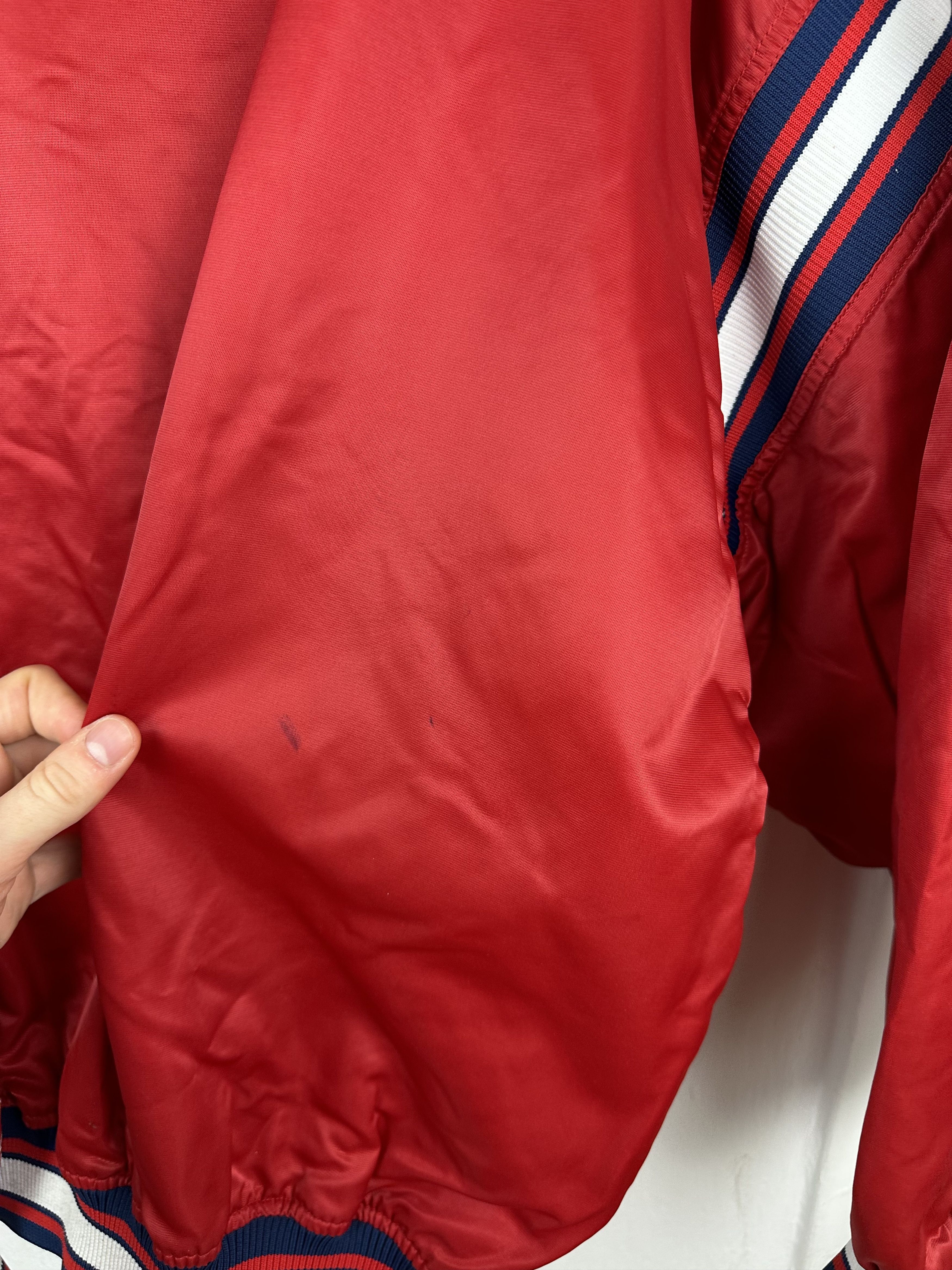 MLB × Starter × Vintage Vintage MLB Cleveland Indians Starter Satin Jacket Diamond Size US L / EU 52-54 / 3 - 13 Thumbnail