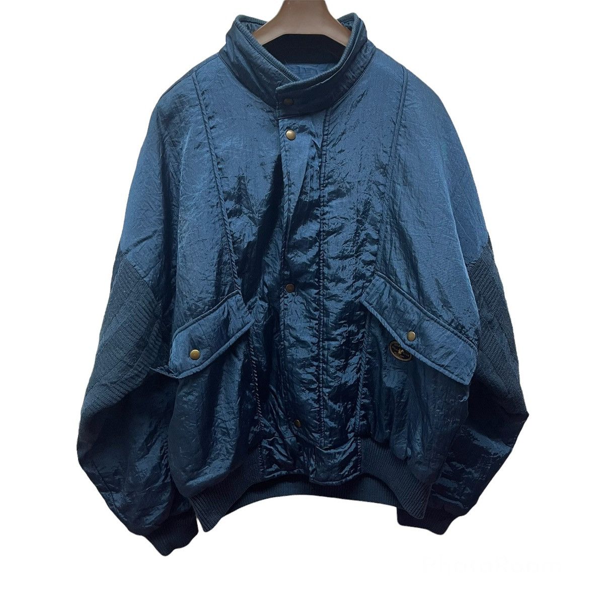 image of Vintage Osborne Kanye Style Jacket in Blue, Men's (Size Medium)
