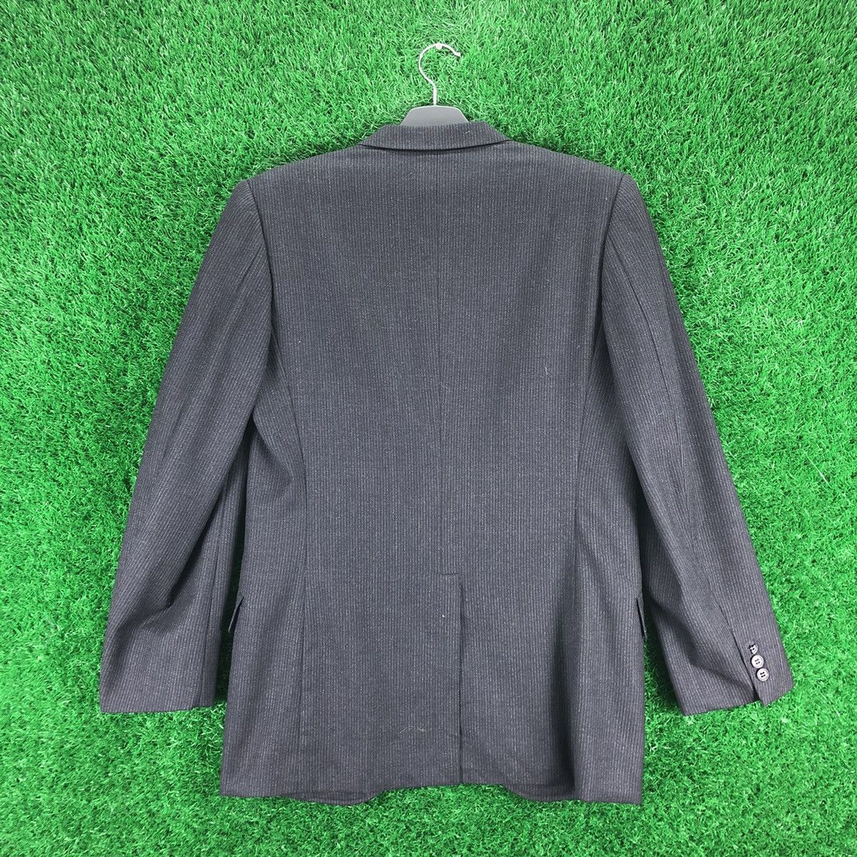 Yohji Yamamoto Vintage Yohji Yamamoto Blazer Striped Flap Pocket Size US S / EU 44-46 / 1 - 4 Thumbnail