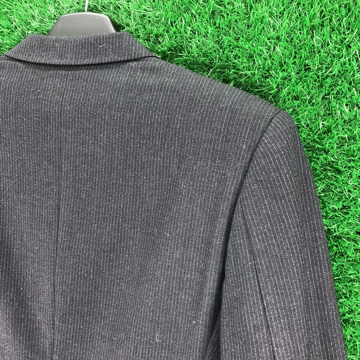 Yohji Yamamoto Vintage Yohji Yamamoto Blazer Striped Flap Pocket Size US S / EU 44-46 / 1 - 5 Thumbnail