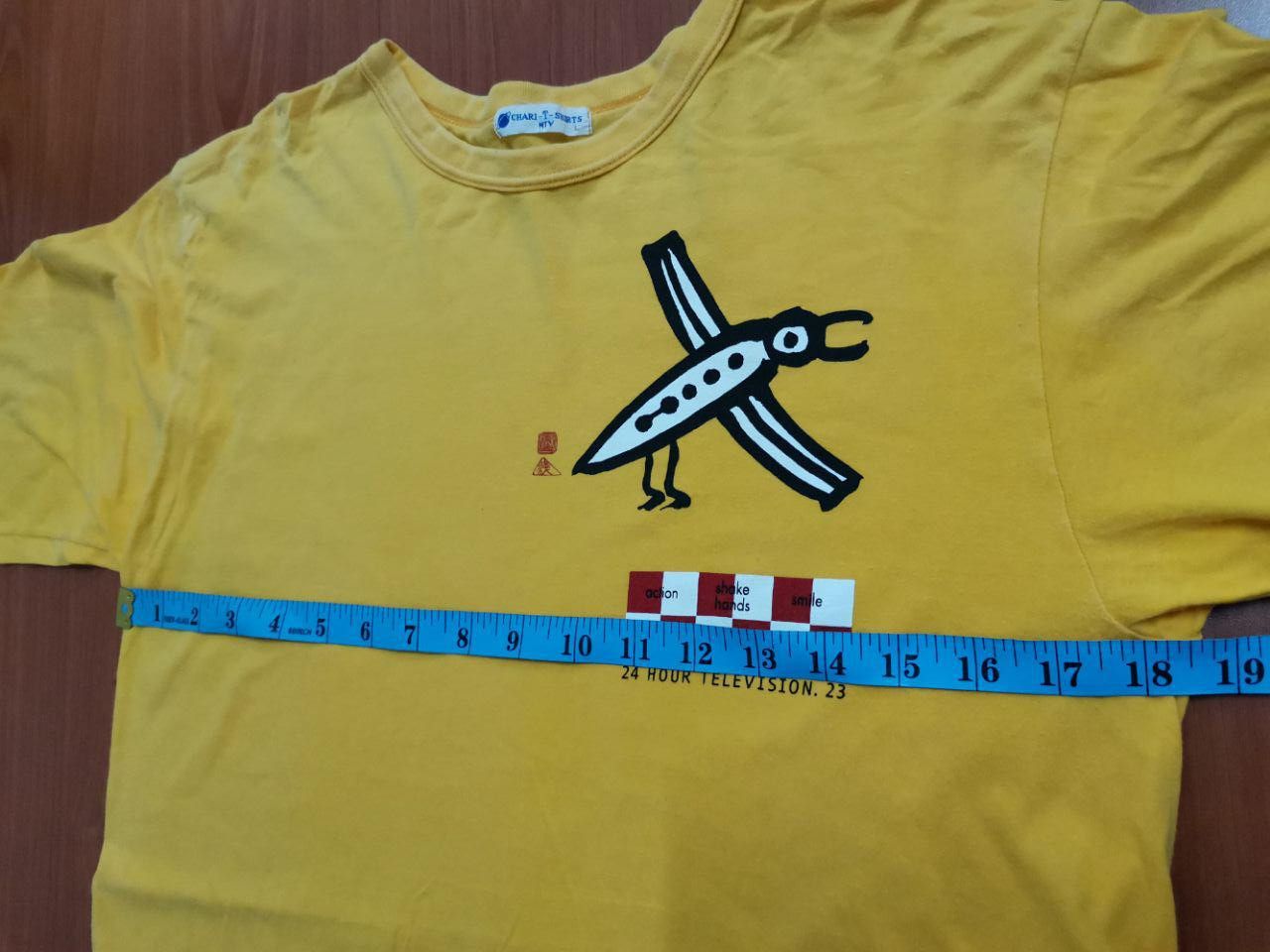 Japanese Brand × Takashi Murakami × Vintage 24 Hour Television Tee Chari TV Japanese Takashi Murakami Size US L / EU 52-54 / 3 - 4 Thumbnail