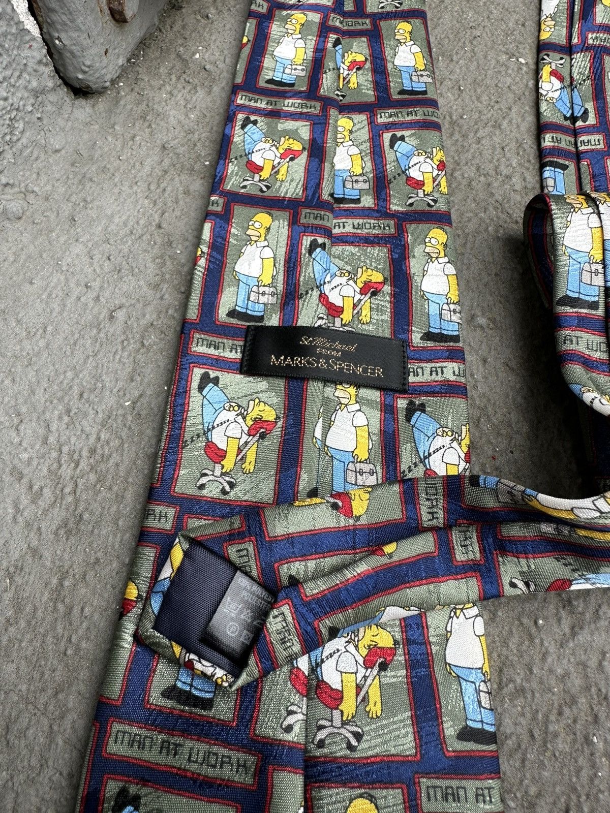 The Simpsons The Simpsons Homer Tie Size ONE SIZE - 3 Thumbnail