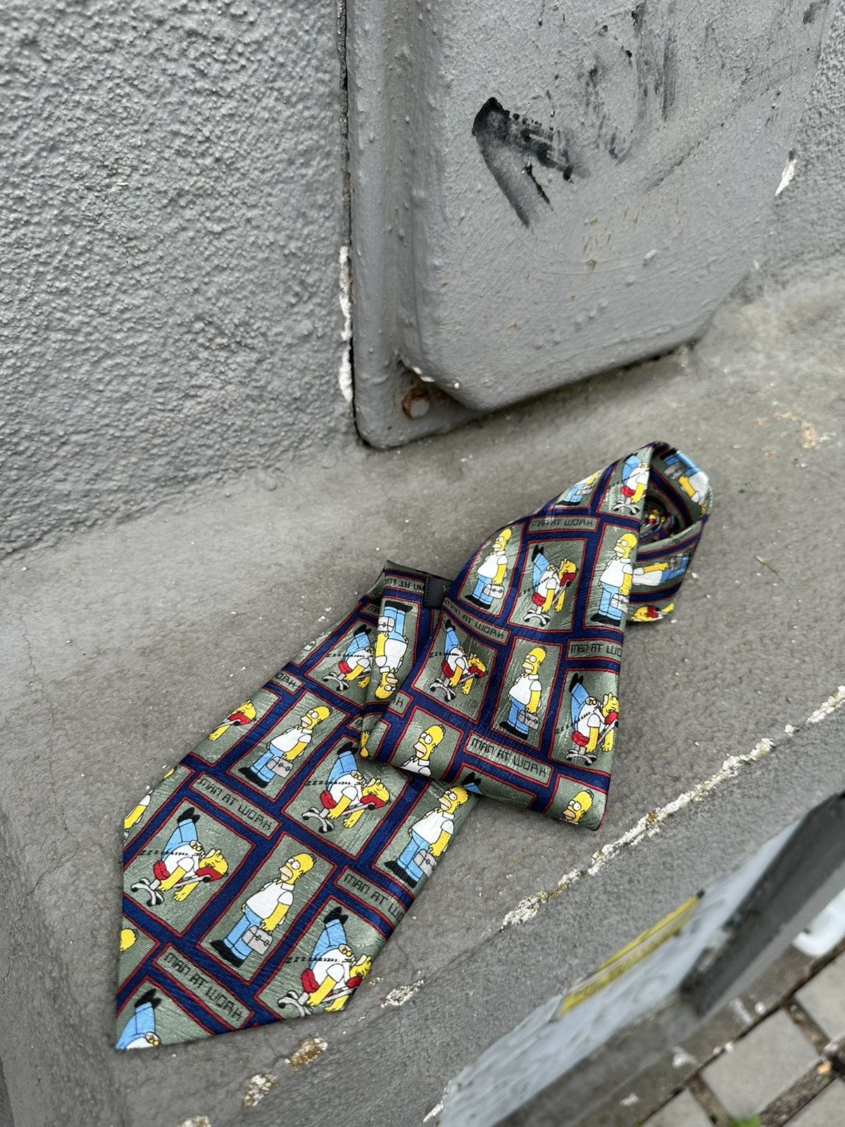 The Simpsons The Simpsons Homer Tie Size ONE SIZE - 2 Thumbnail