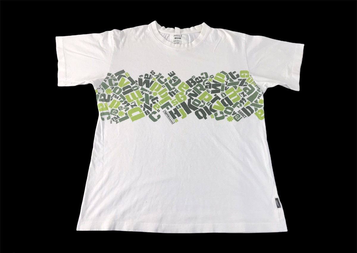 ADDICT × Japanese Brand Addicts Typo Camo Bad Egos Bold Crewneck Printed Tee Size US L / EU 52-54 / 3 - 1 Thumbnail