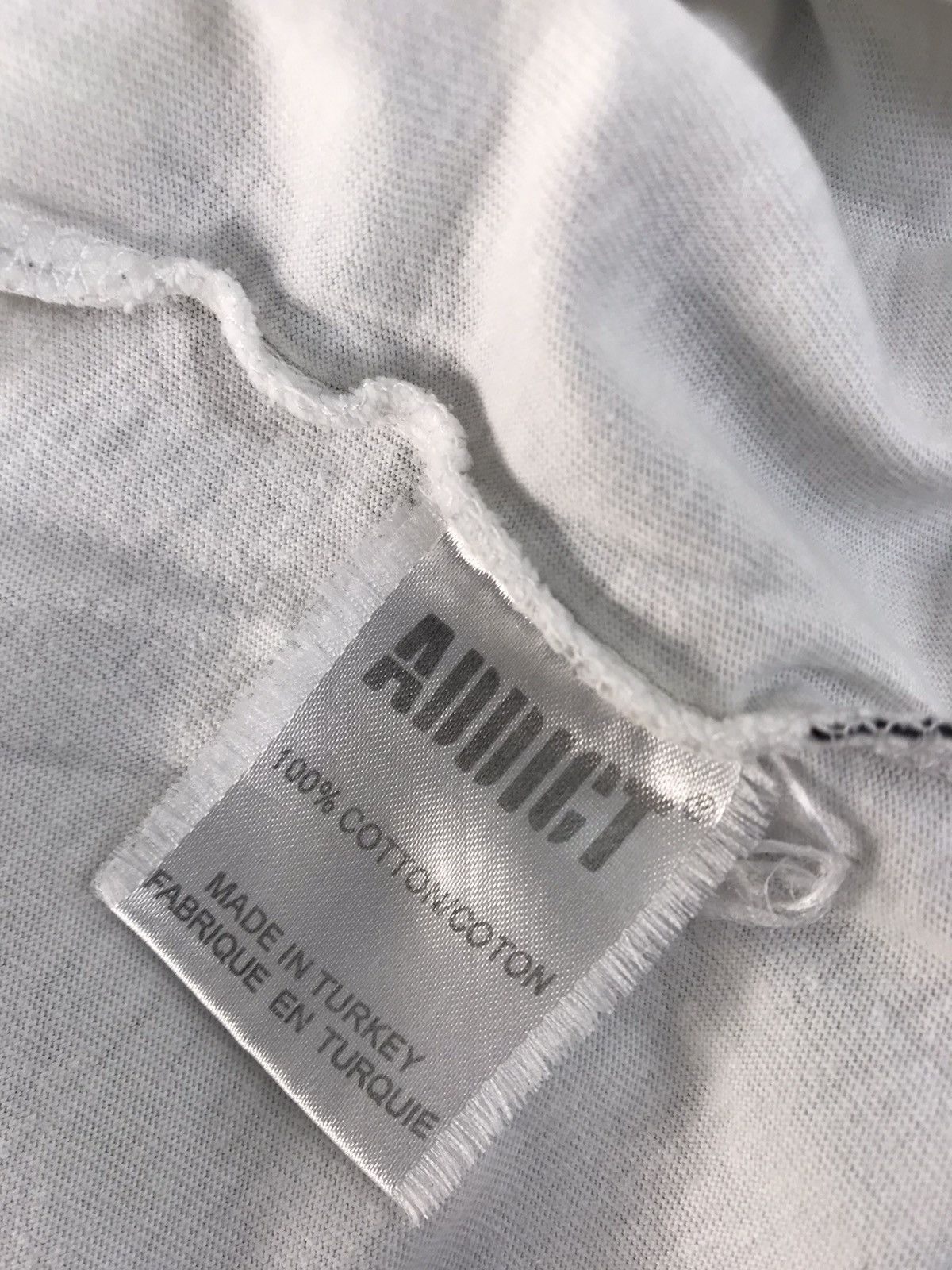 ADDICT × Japanese Brand Addicts Typo Camo Bad Egos Bold Crewneck Printed Tee Size US L / EU 52-54 / 3 - 6 Thumbnail