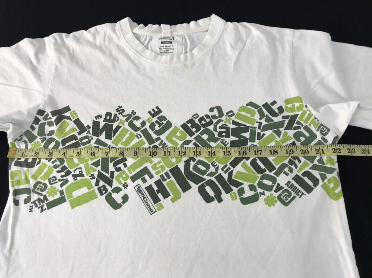 ADDICT × Japanese Brand Addicts Typo Camo Bad Egos Bold Crewneck Printed Tee Size US L / EU 52-54 / 3 - 8 Thumbnail