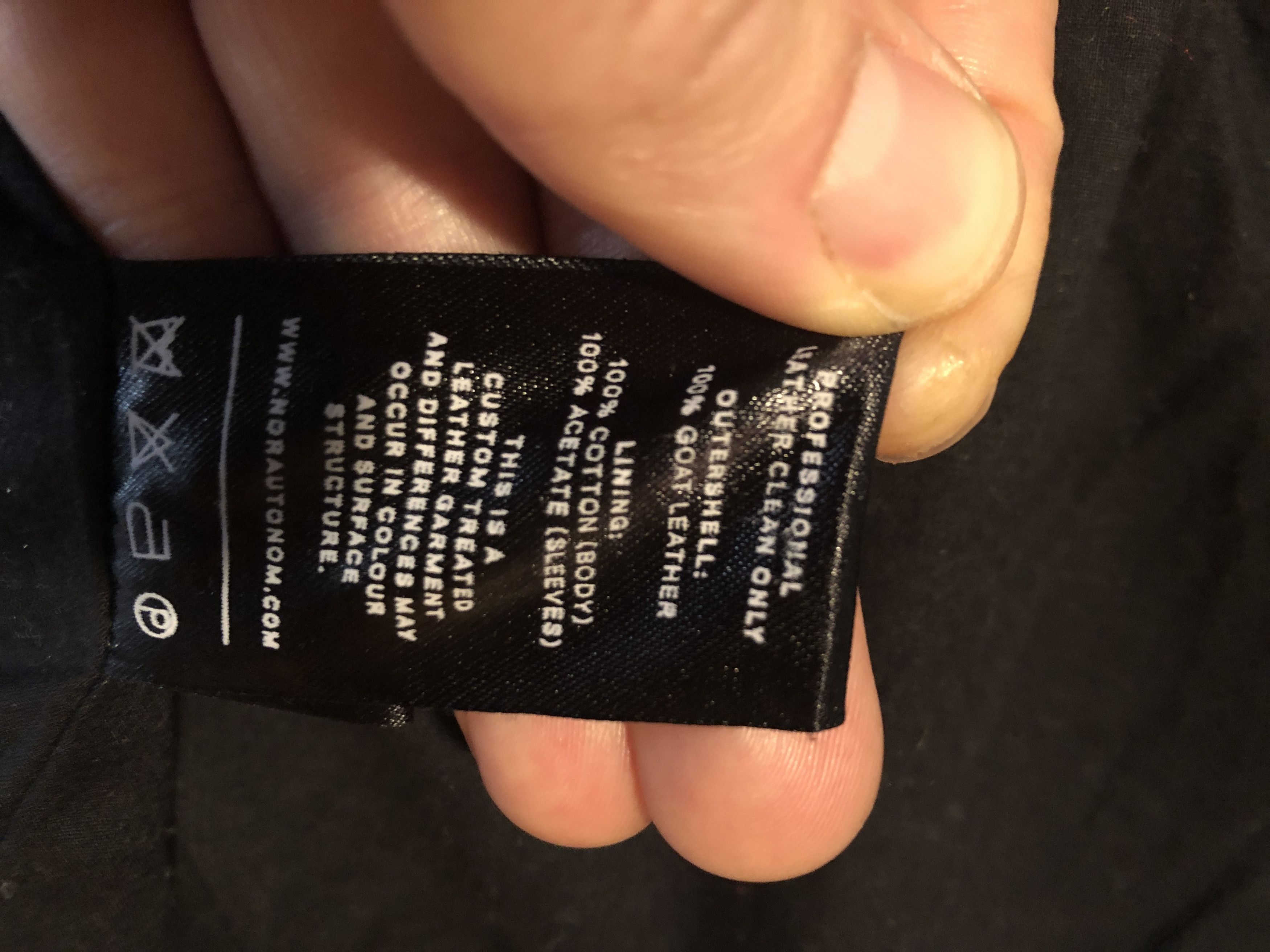 Other Nor Autonom High-neck goat leather jacket Size US M / EU 48-50 / 2 - 13 Thumbnail