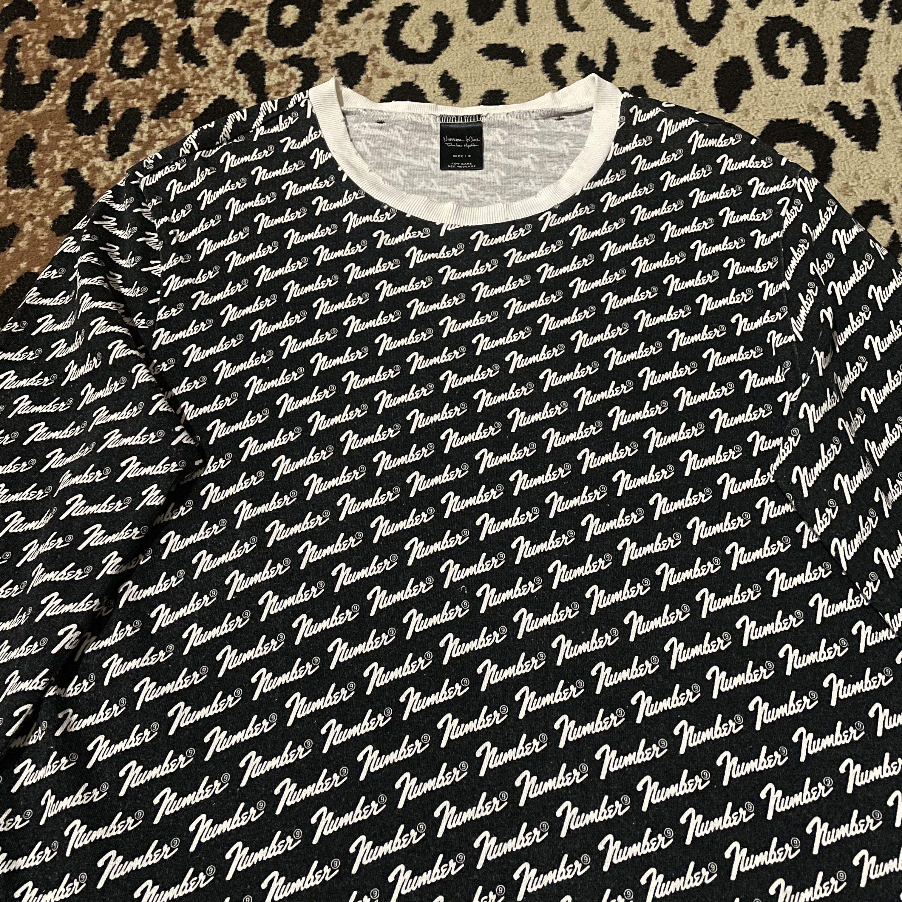 Number (N)ine Number (N)ine Distressed Long Sleeve Size US L / EU 52-54 / 3 - 2 Thumbnail