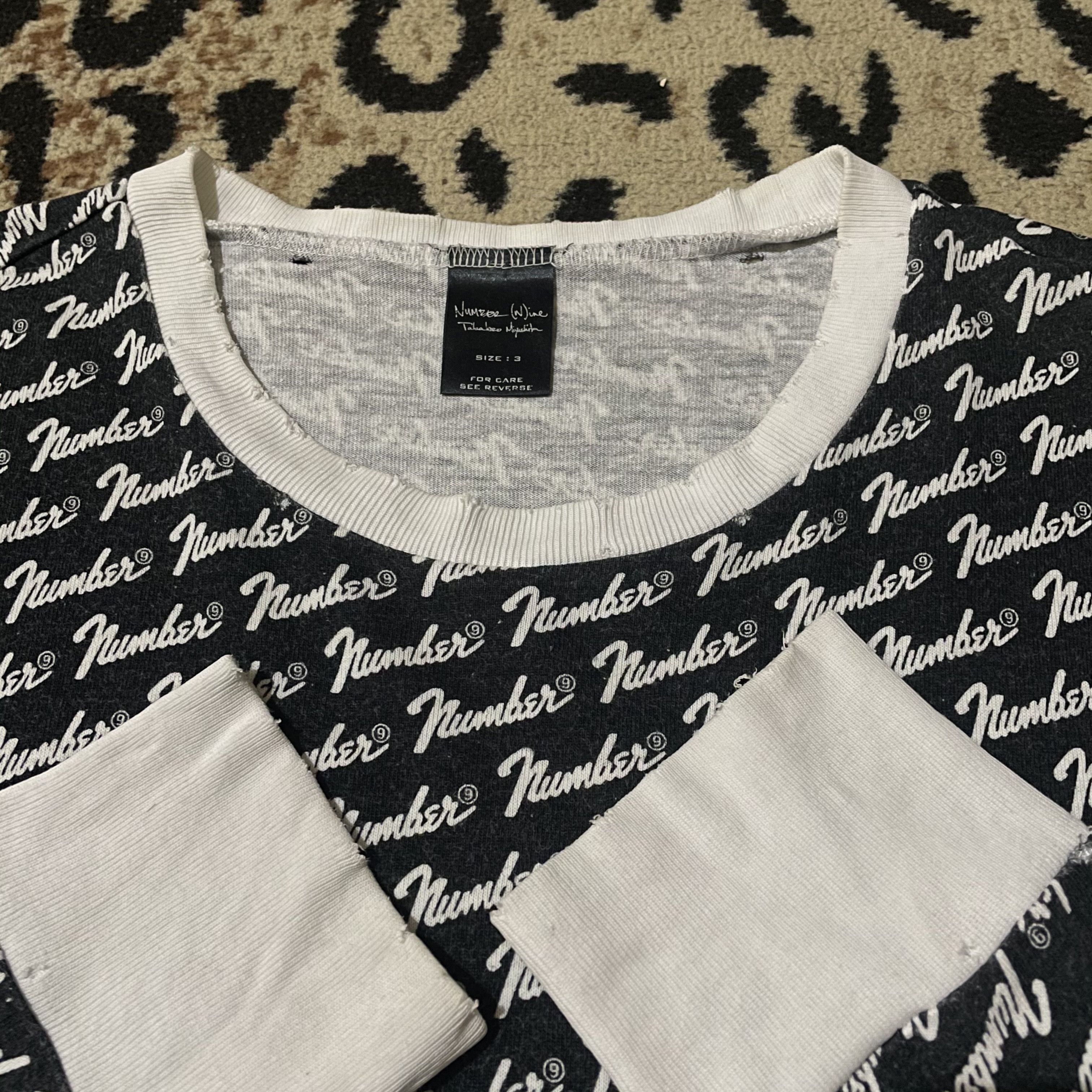 Number (N)ine Number (N)ine Distressed Long Sleeve Size US L / EU 52-54 / 3 - 4 Thumbnail