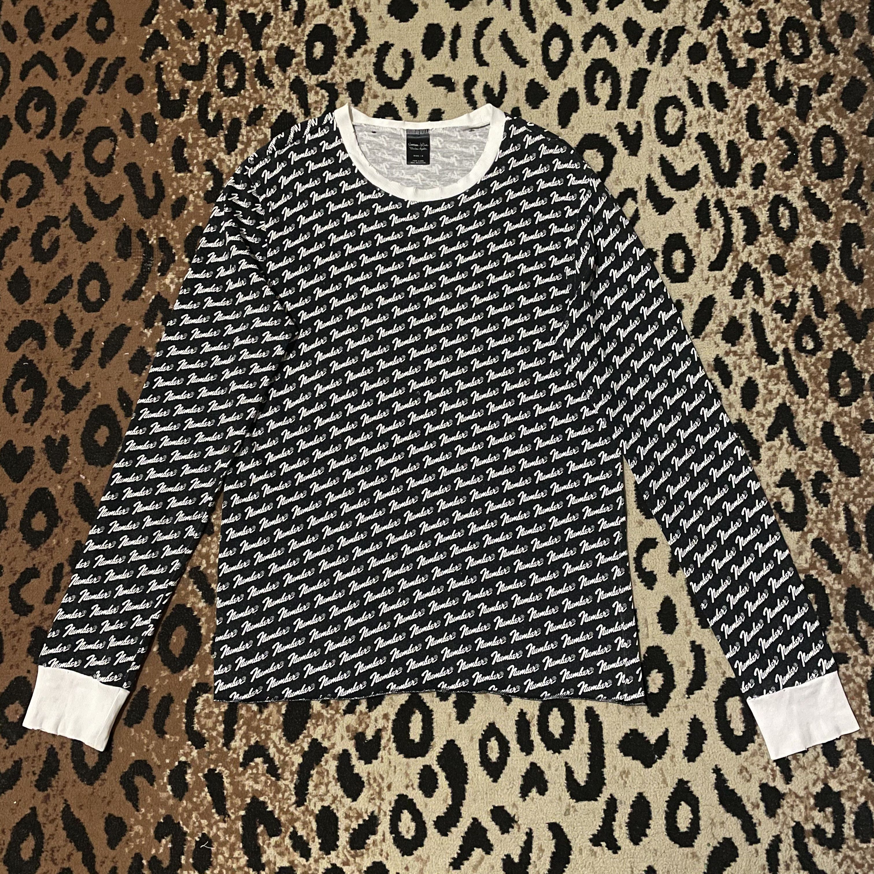 トップス 02ss Number (N)ine Distressed Loose Top Number N Ine Distressed Long Sleeve | Grailed