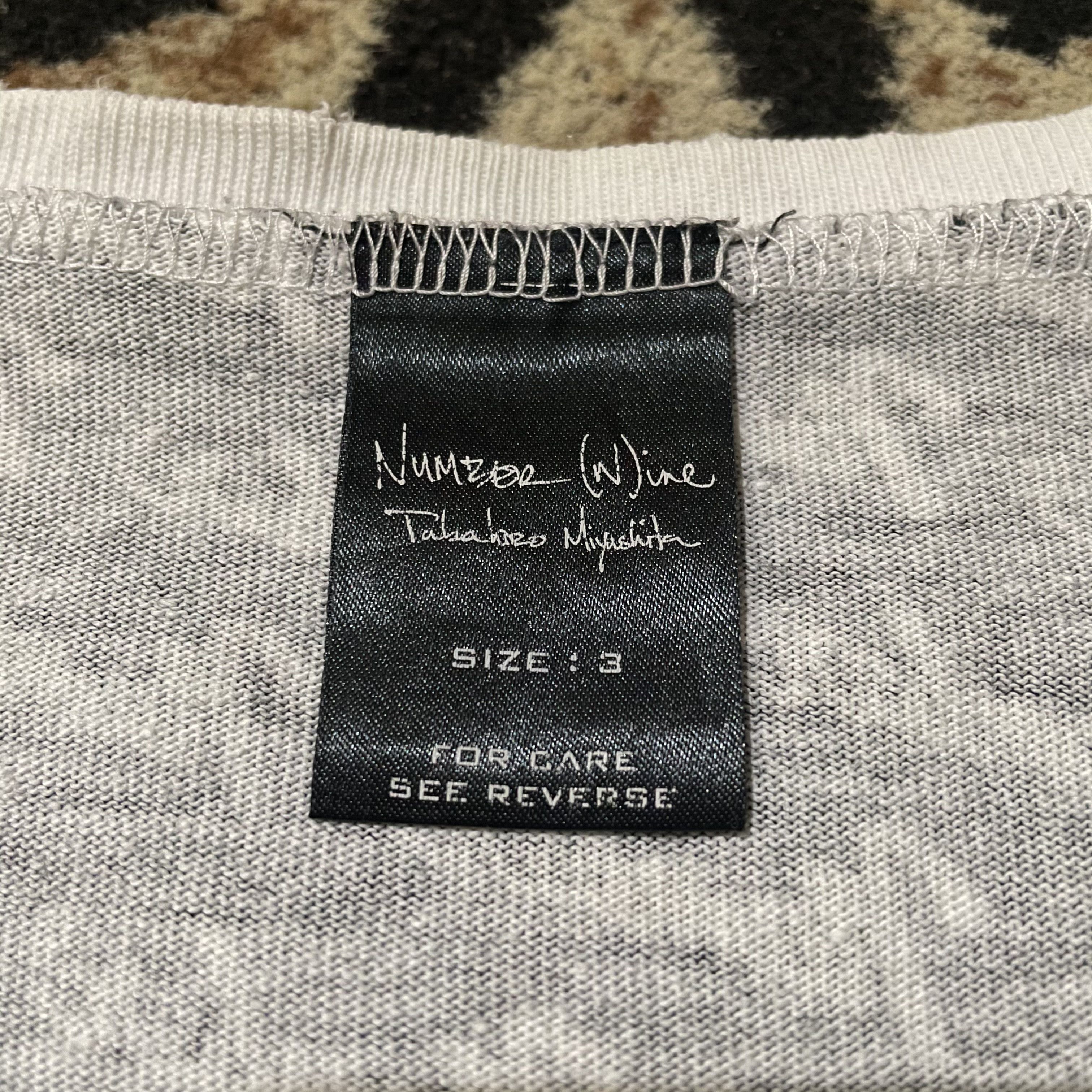 Number (N)ine Number (N)ine Distressed Long Sleeve Size US L / EU 52-54 / 3 - 5 Thumbnail
