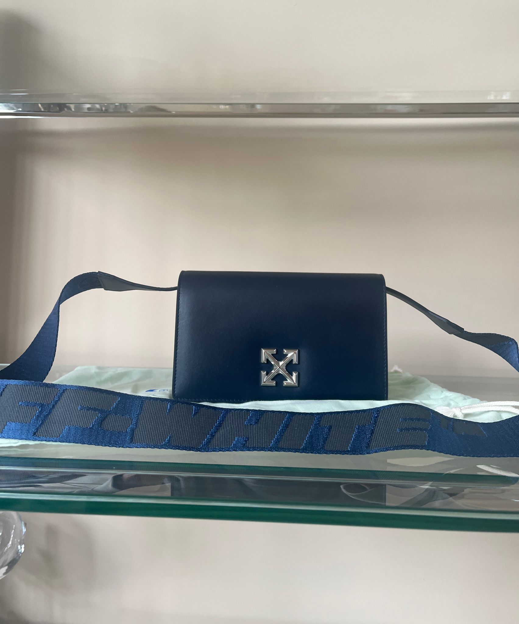 Off-White o1rshd1 Hand Bag in Navy Size ONE SIZE - 4 Thumbnail