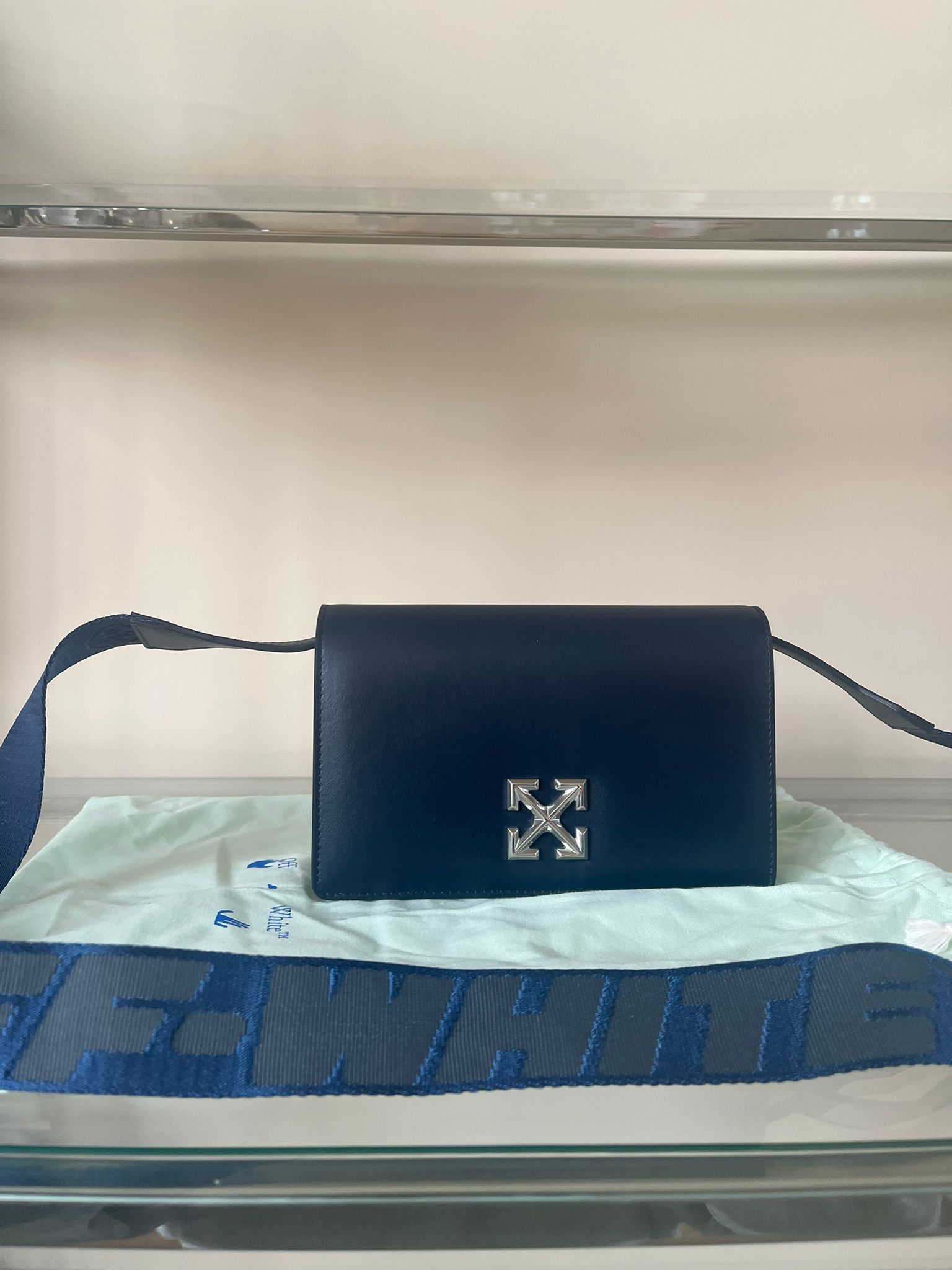 Off-White o1rshd1 Hand Bag in Navy Size ONE SIZE - 1 Thumbnail
