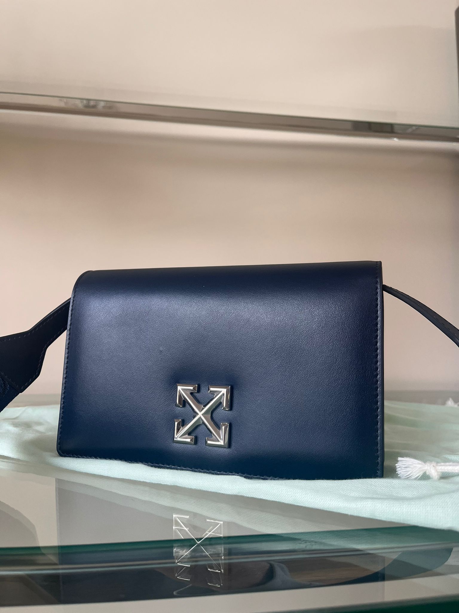 Off-White o1rshd1 Hand Bag in Navy Size ONE SIZE - 9 Thumbnail