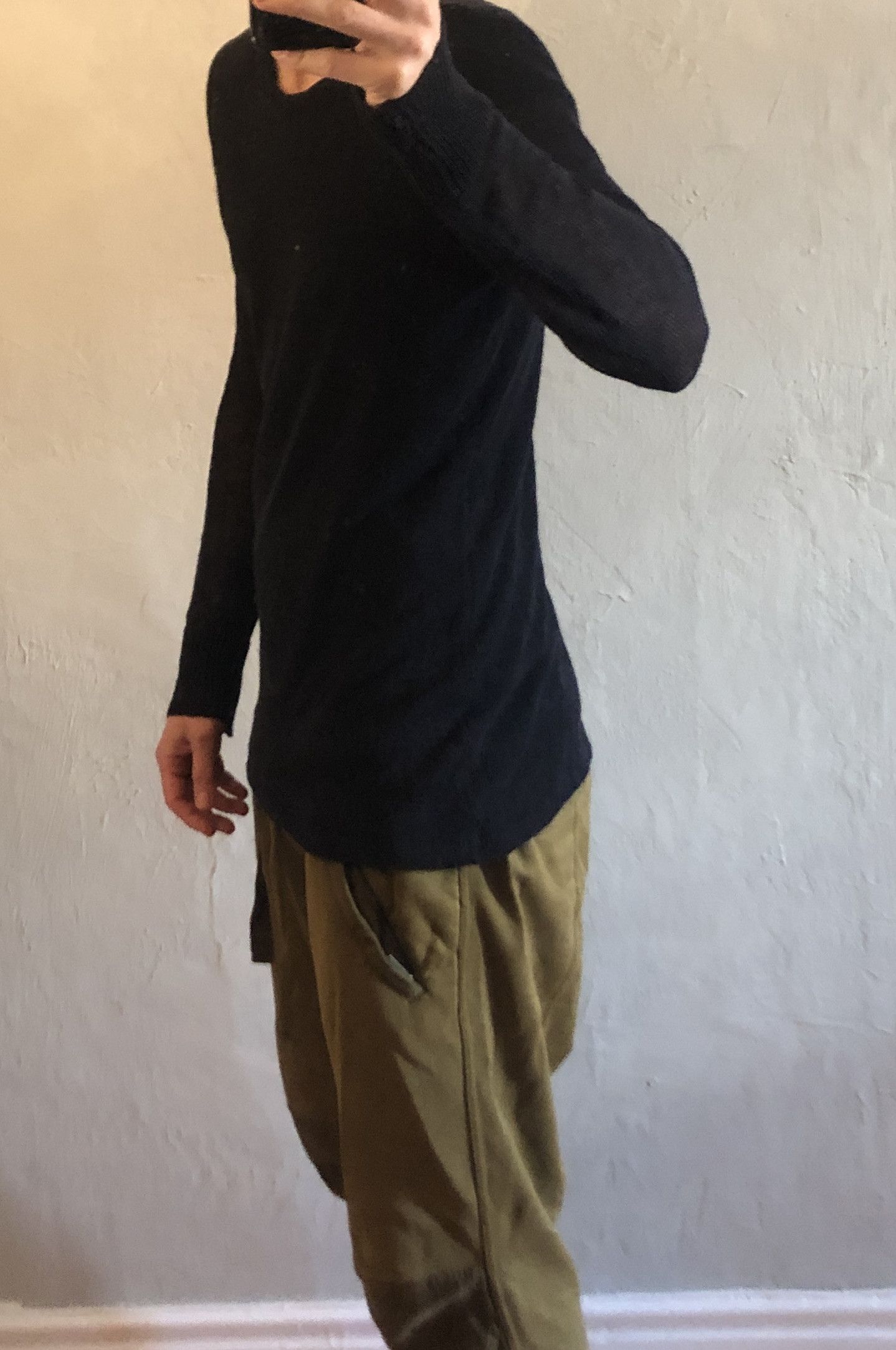 Other Nor Autonom black linen/cotton sweater Size US M / EU 48-50 / 2 - 3 Thumbnail