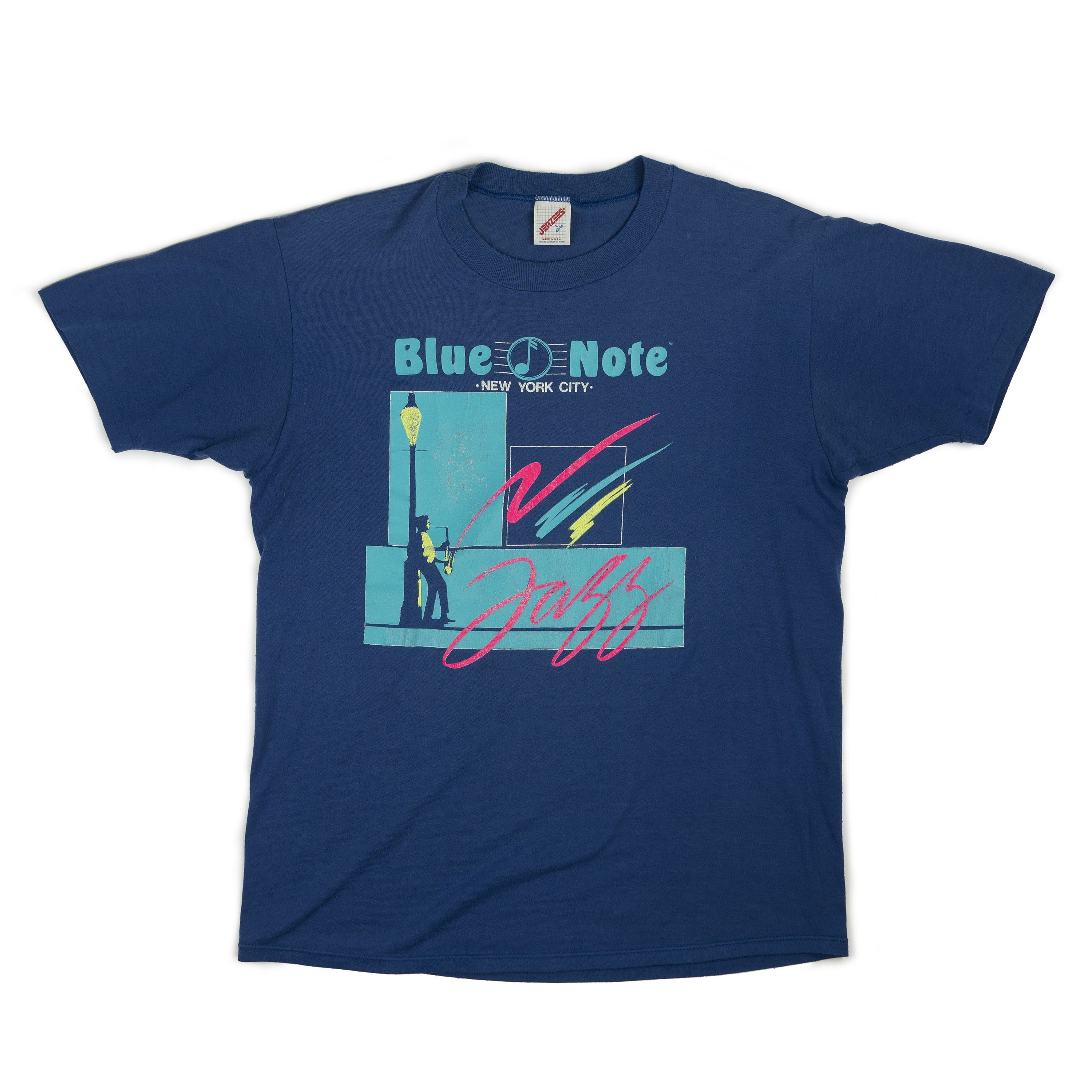Band Tees Vintage 1980's NYC Jazz Tee Tee Shirt Size US L / EU 52-54 / 3 - 1 Thumbnail