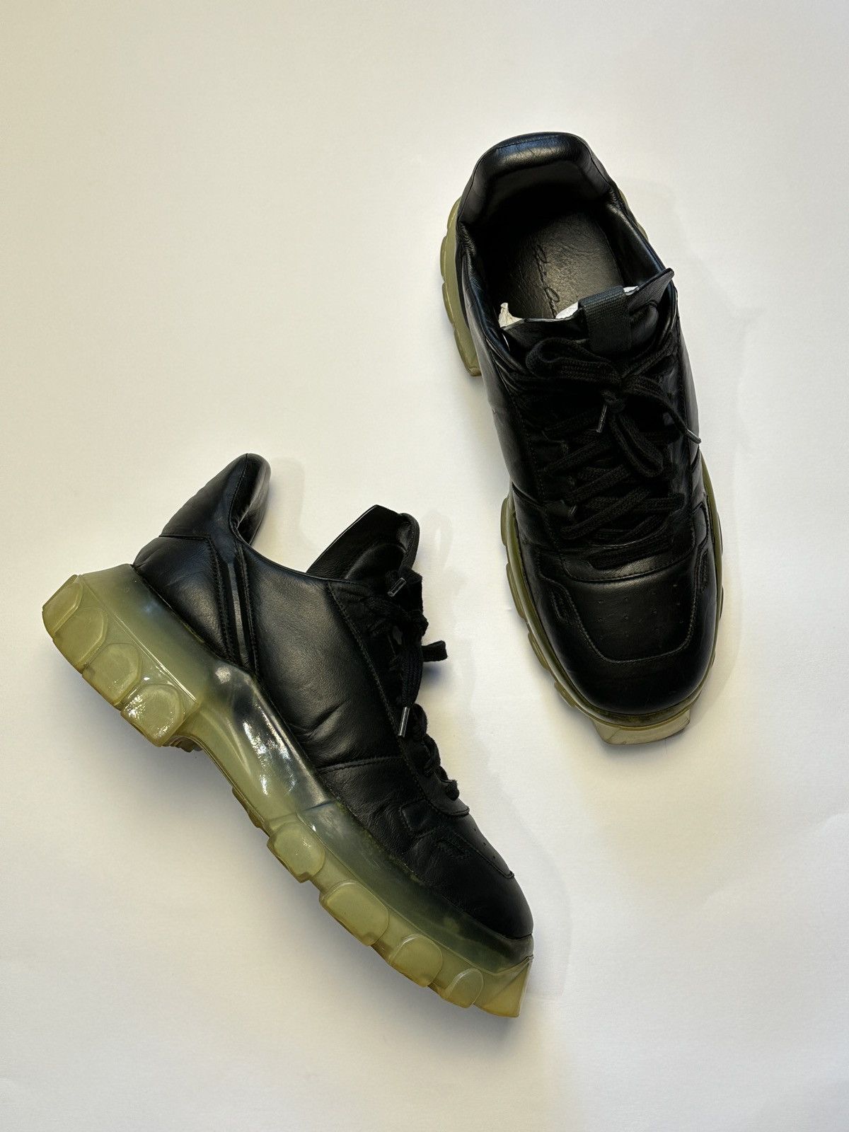 Rick Owens RARE Rick Owens Black Maximal Tractor Sneakers Size US 10.5 / EU 43-44 - 3 Thumbnail