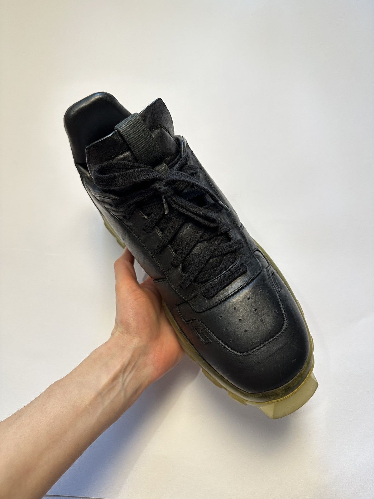 Rick Owens RARE Rick Owens Black Maximal Tractor Sneakers Size US 10.5 / EU 43-44 - 8 Thumbnail