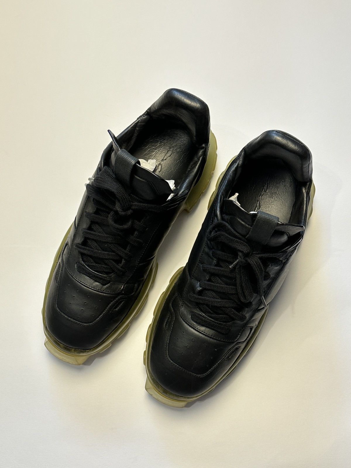 Rick Owens RARE Rick Owens Black Maximal Tractor Sneakers Size US 10.5 / EU 43-44 - 4 Thumbnail