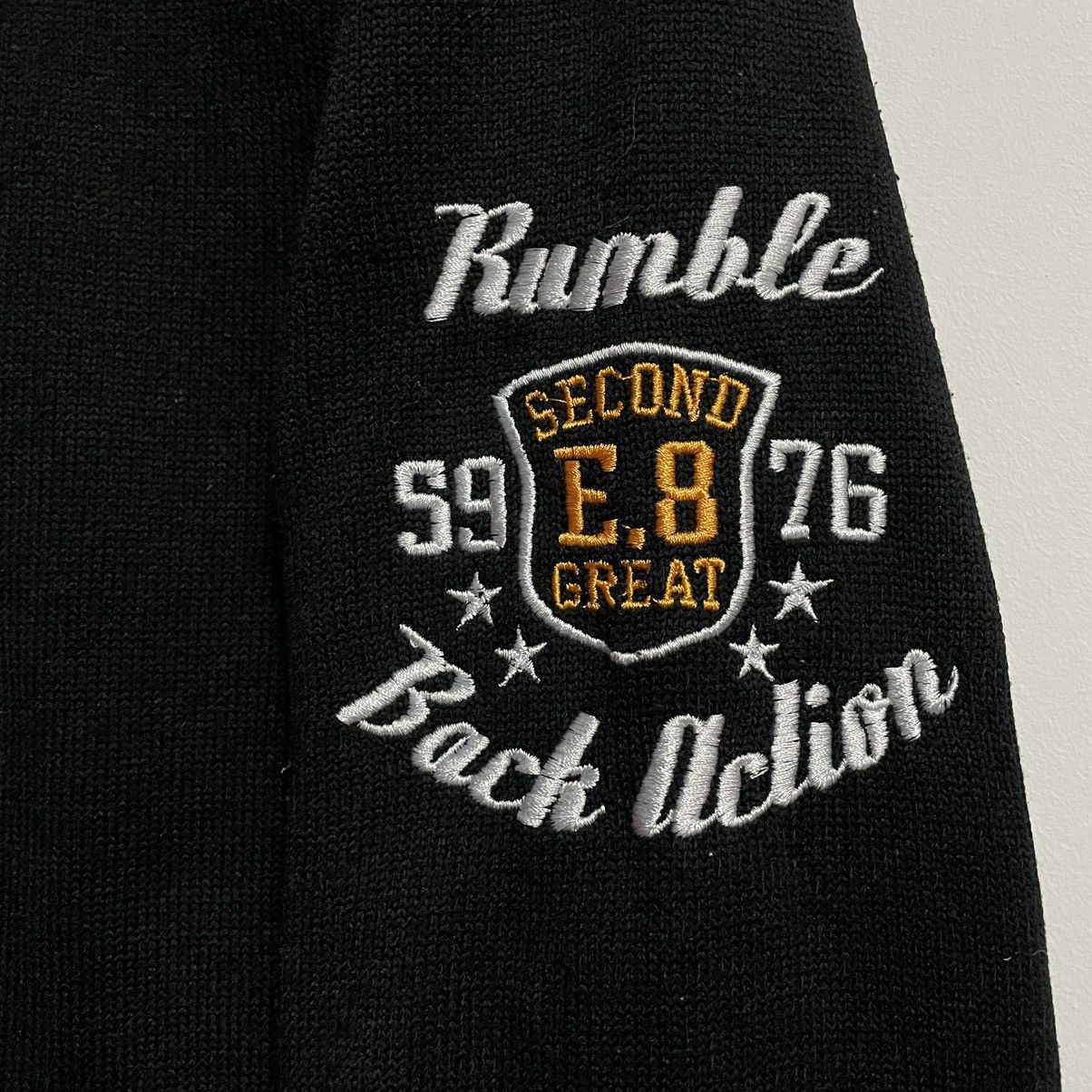 Vintage Jeaning Wild Jacket Rumble Back Action Patches Design Tee Size US S / EU 44-46 / 1 - 5 Thumbnail