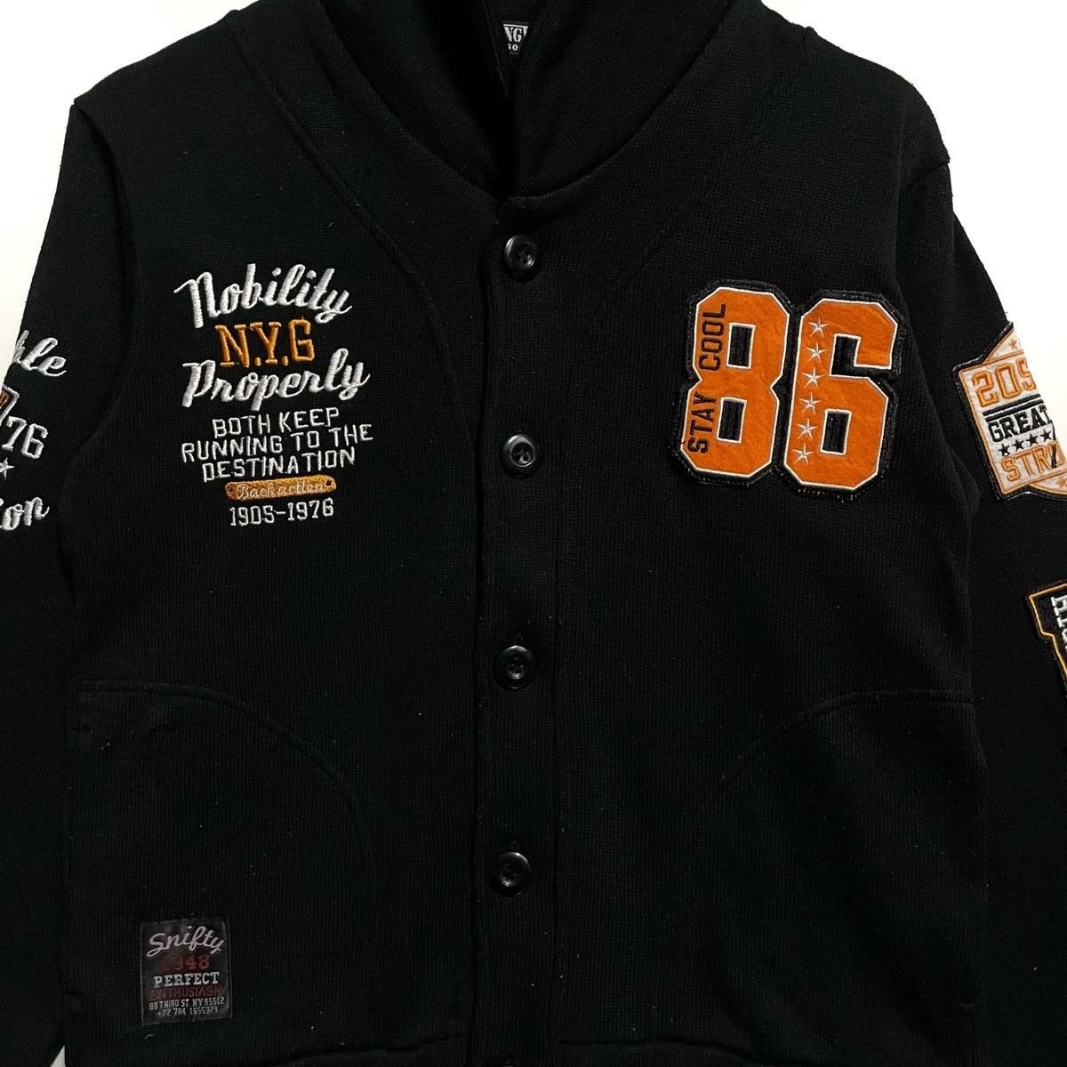 Vintage Jeaning Wild Jacket Rumble Back Action Patches Design Tee Size US S / EU 44-46 / 1 - 3 Thumbnail