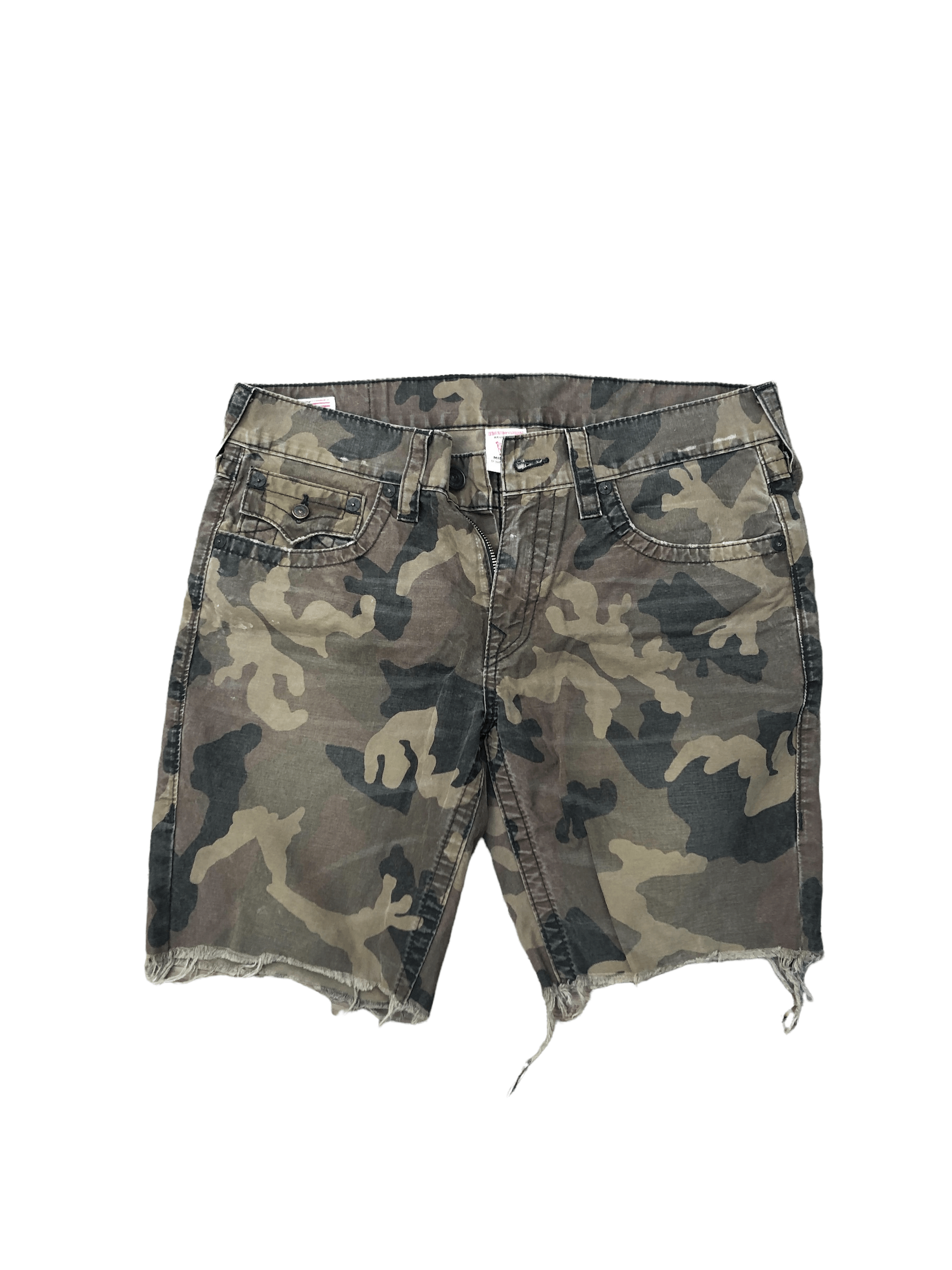 True Religion × Vintage Vintage True Religion Jean Shorts Size 34 RICKY CAMO Size US 34 / EU 50 - 3 Thumbnail