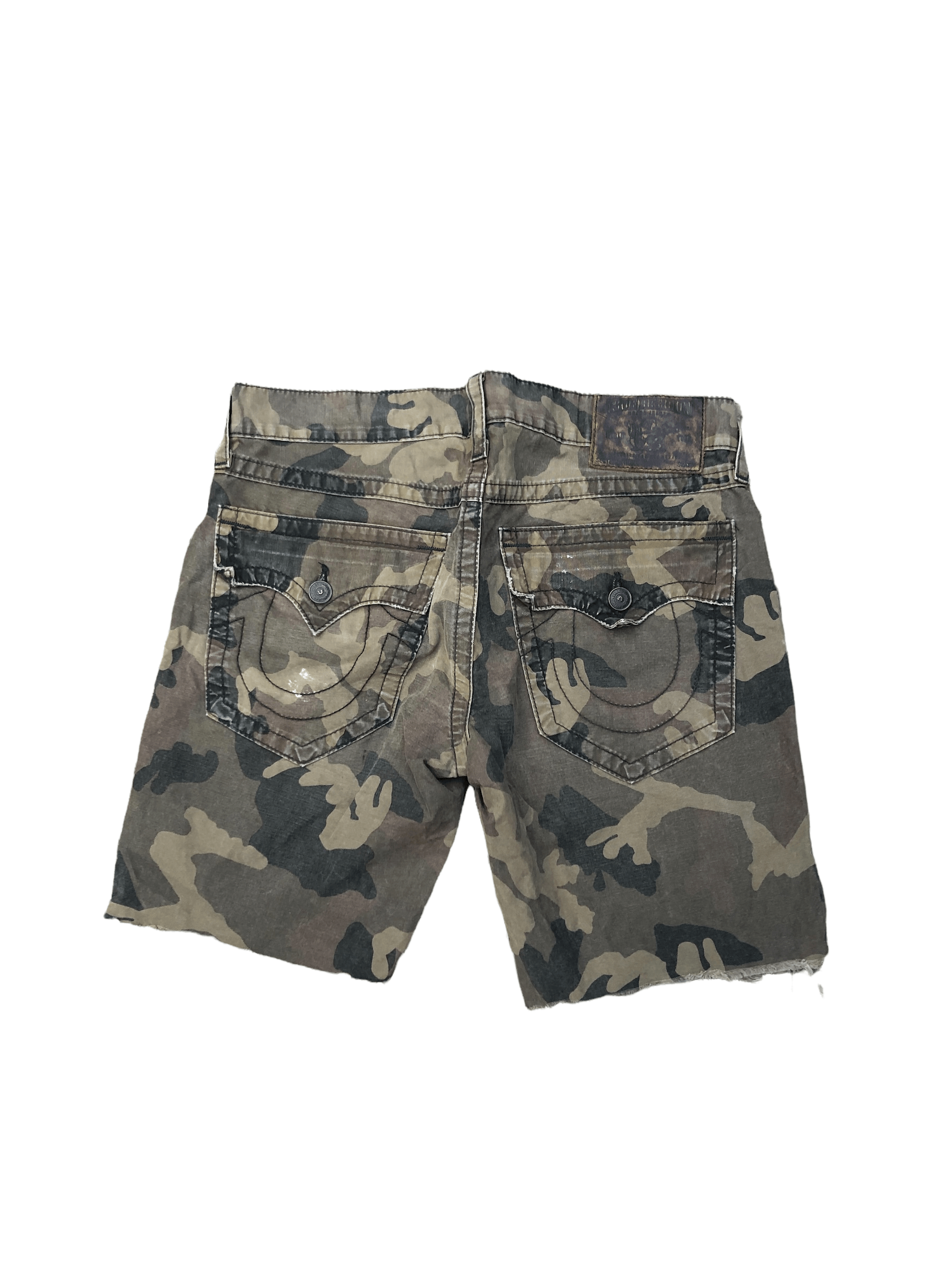 True Religion × Vintage Vintage True Religion Jean Shorts Size 34 RICKY CAMO Size US 34 / EU 50 - 4 Thumbnail