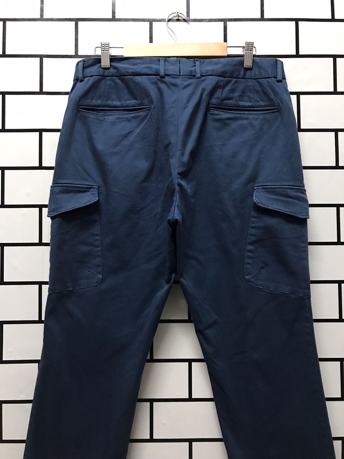 Beams Plus × Japanese Brand × Vintage Beams Plus Japan Cargo Trouser Slim fit Stretchable Pants Size US 34 / EU 50 - 8 Thumbnail