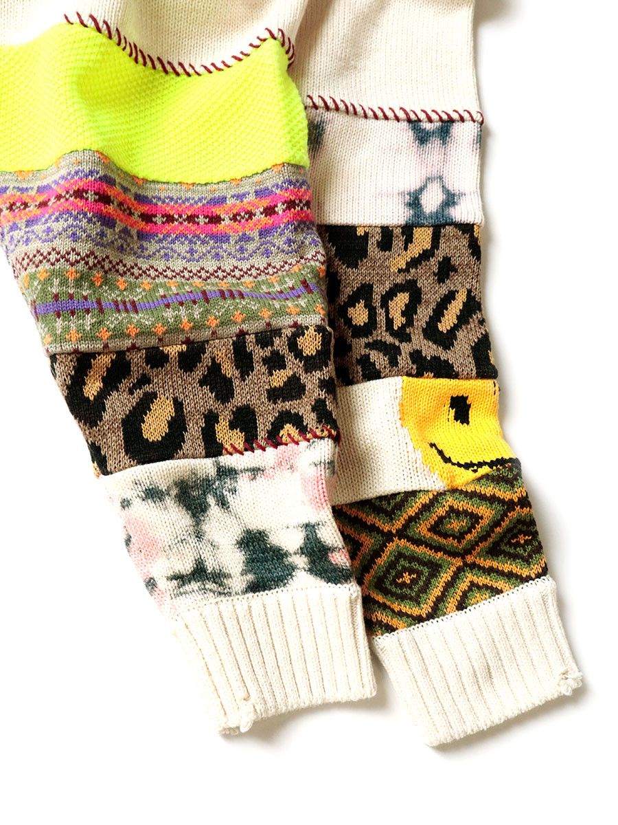 Kapital Kapital 5G Cotton Knit Hippie Sleeve Crewneck Sweater Size US L / EU 52-54 / 3 - 7 Thumbnail