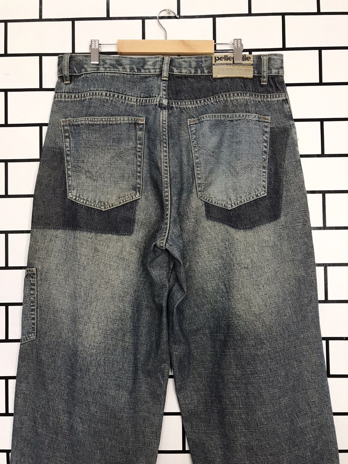 Marc Buchanan × Pelle Pelle Vtg Pelle Pelle Reconstructed Patchwork Iconic Hip Hop Denim Size US 36 / EU 52 - 10 Thumbnail