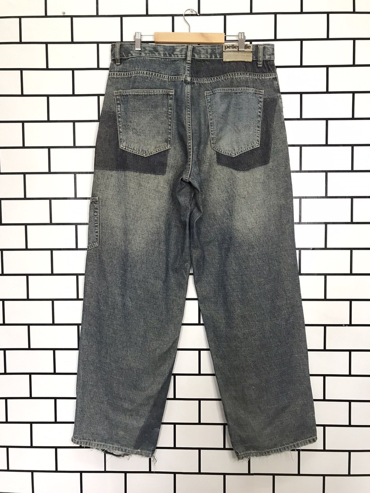Marc Buchanan × Pelle Pelle Vtg Pelle Pelle Reconstructed Patchwork Iconic Hip Hop Denim Size US 36 / EU 52 - 9 Thumbnail