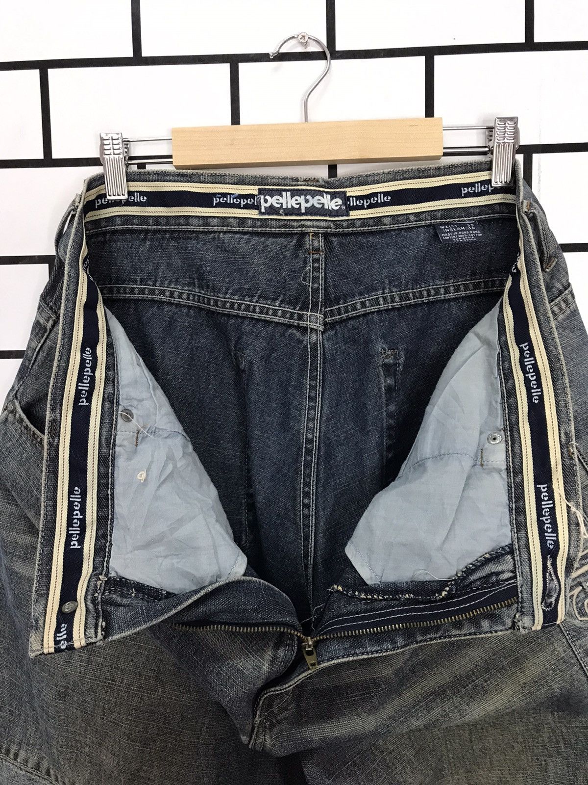 Marc Buchanan × Pelle Pelle Vtg Pelle Pelle Reconstructed Patchwork Iconic Hip Hop Denim Size US 36 / EU 52 - 14 Thumbnail