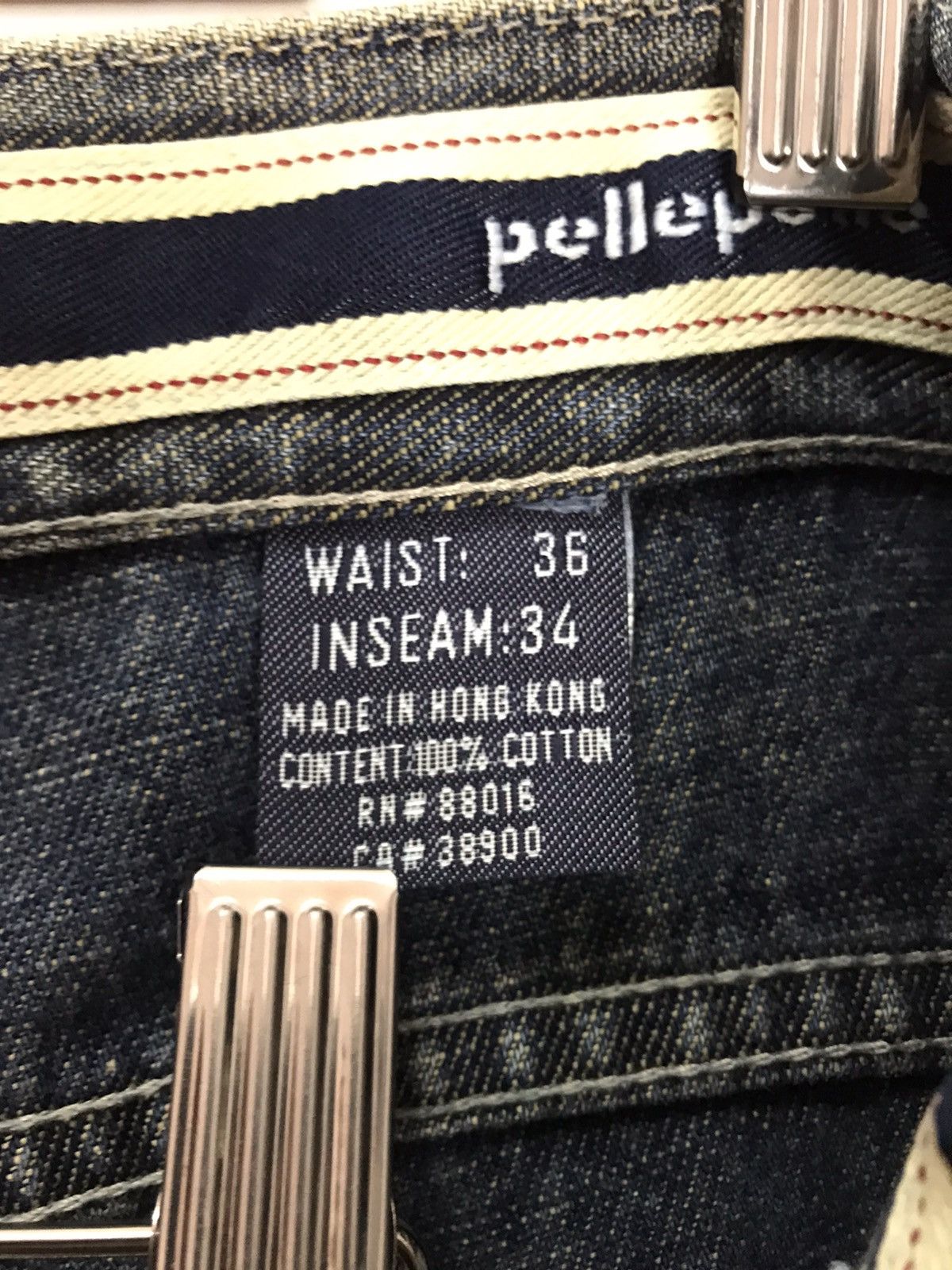 Marc Buchanan × Pelle Pelle Vtg Pelle Pelle Reconstructed Patchwork Iconic Hip Hop Denim Size US 36 / EU 52 - 16 Thumbnail