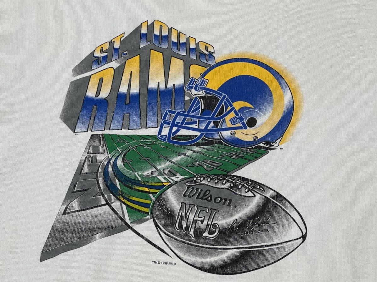NFL Vintage 90s St Louis Rams Crewneck Sweatshirt Size US L / EU 52-54 / 3 - 2 Thumbnail
